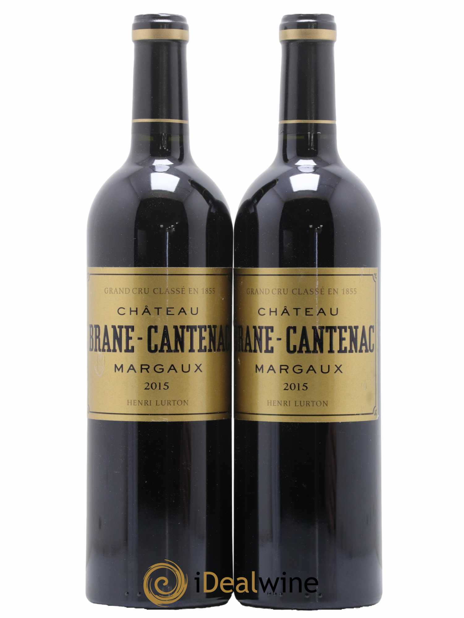 Château Brane Cantenac 2ème Grand Cru Classé 2015 - Lot de 2 bouteilles - 0
