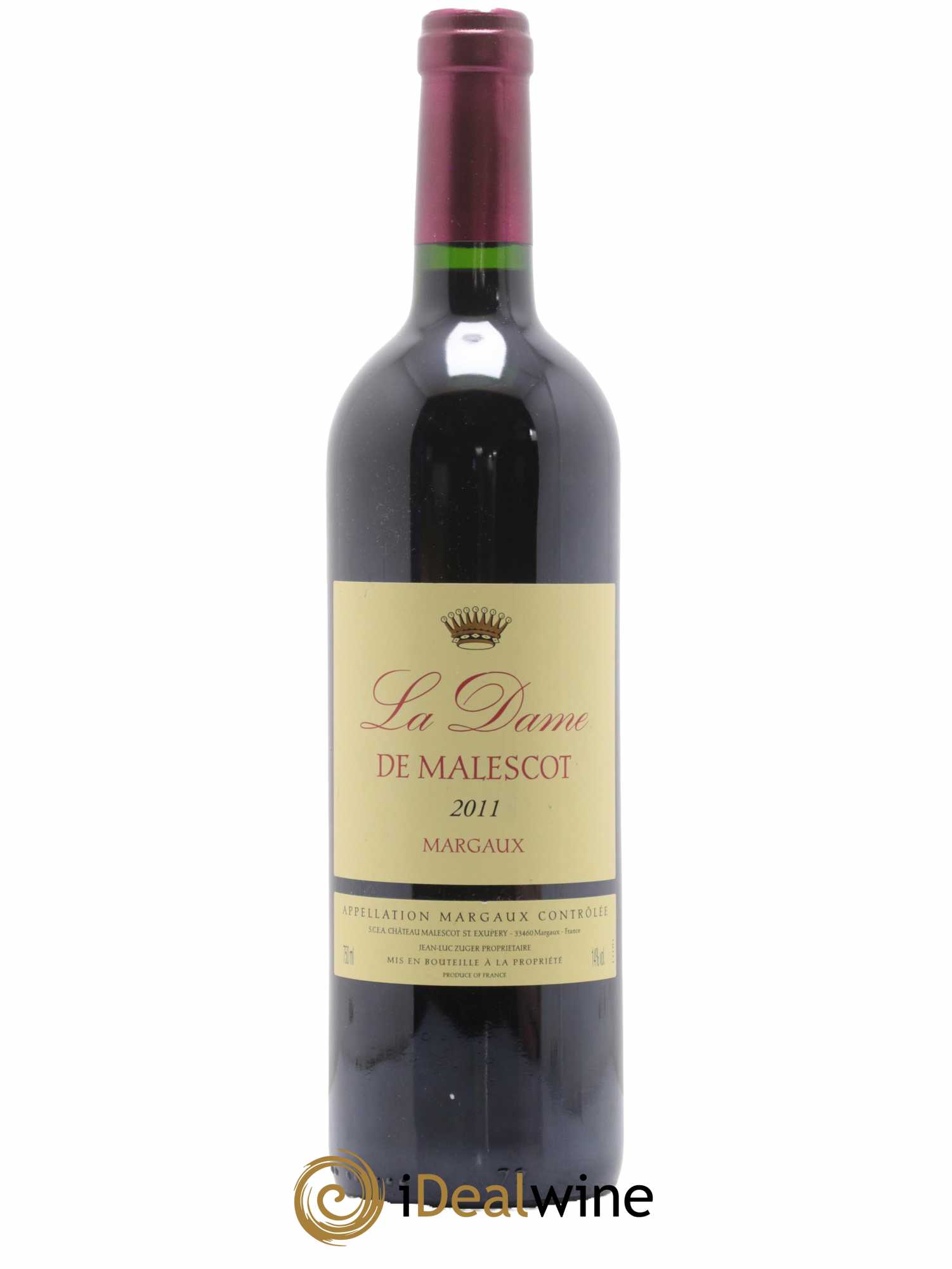 La Dame de Malescot 2011 - Lot de 1 bouteille - 0