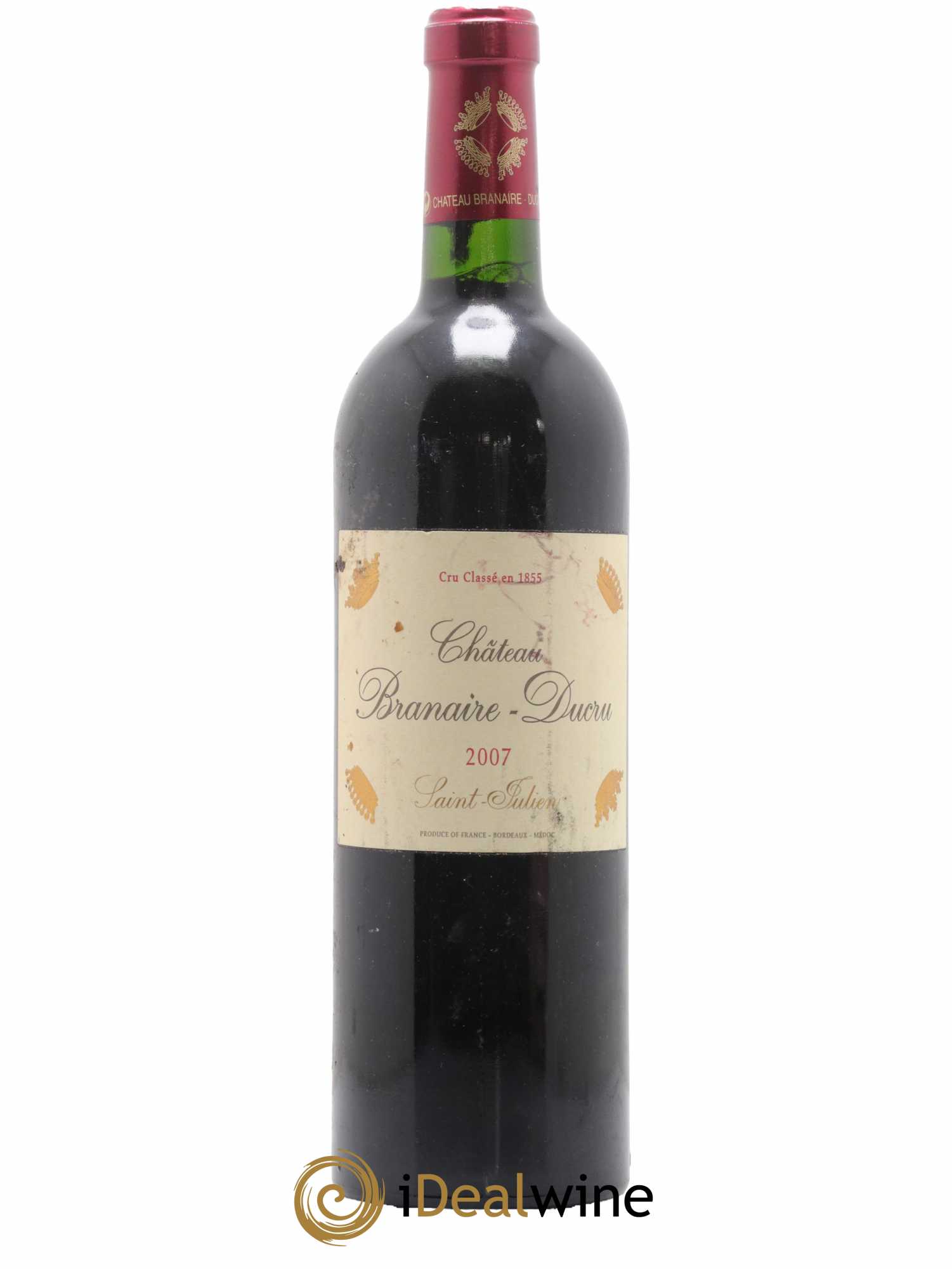 Château Branaire Ducru 4ème Grand Cru Classé 2007 - Lot de 1 bouteille - 0