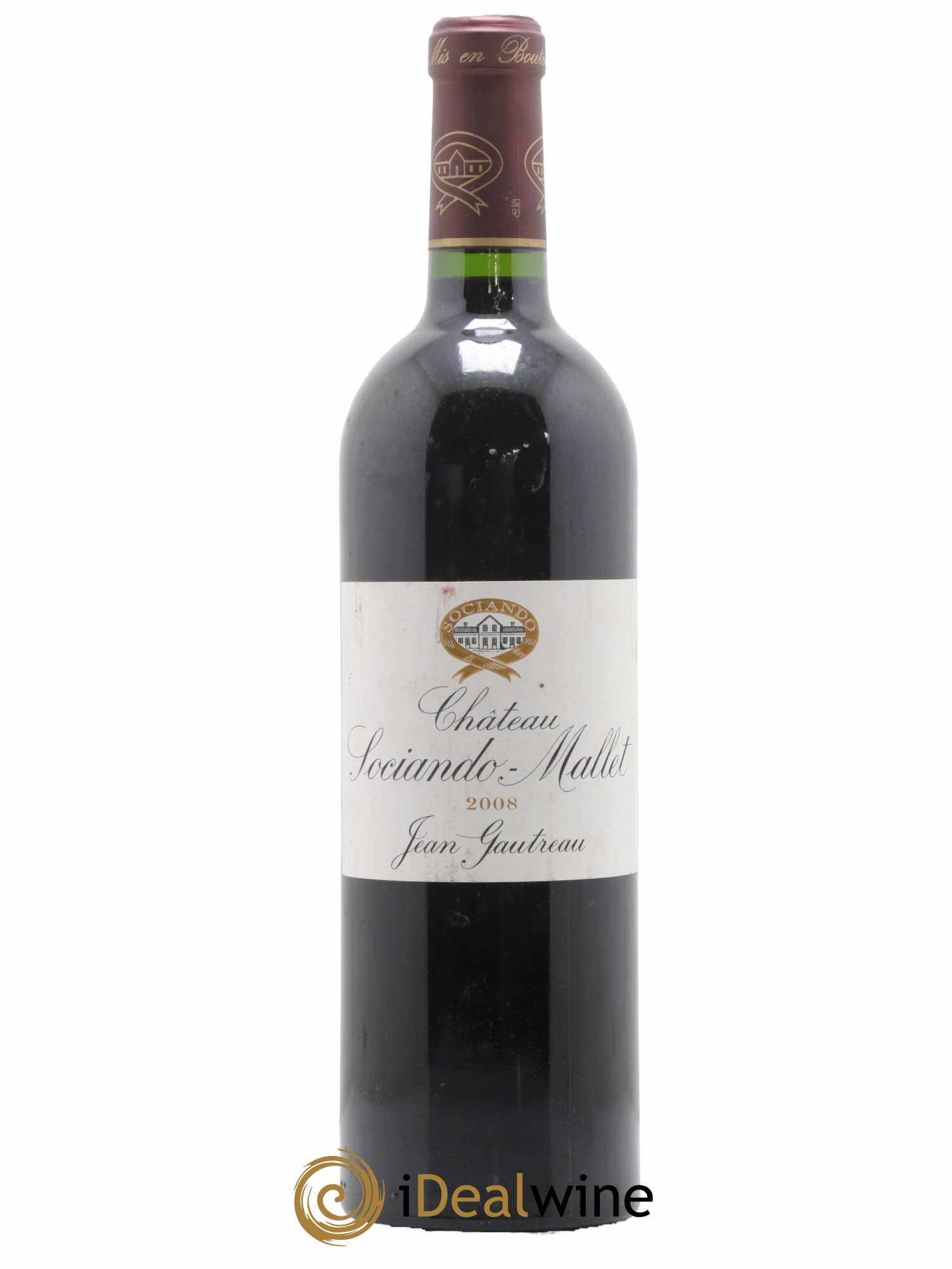 Château Sociando Mallet 2008 - Lot de 1 bouteille - 0