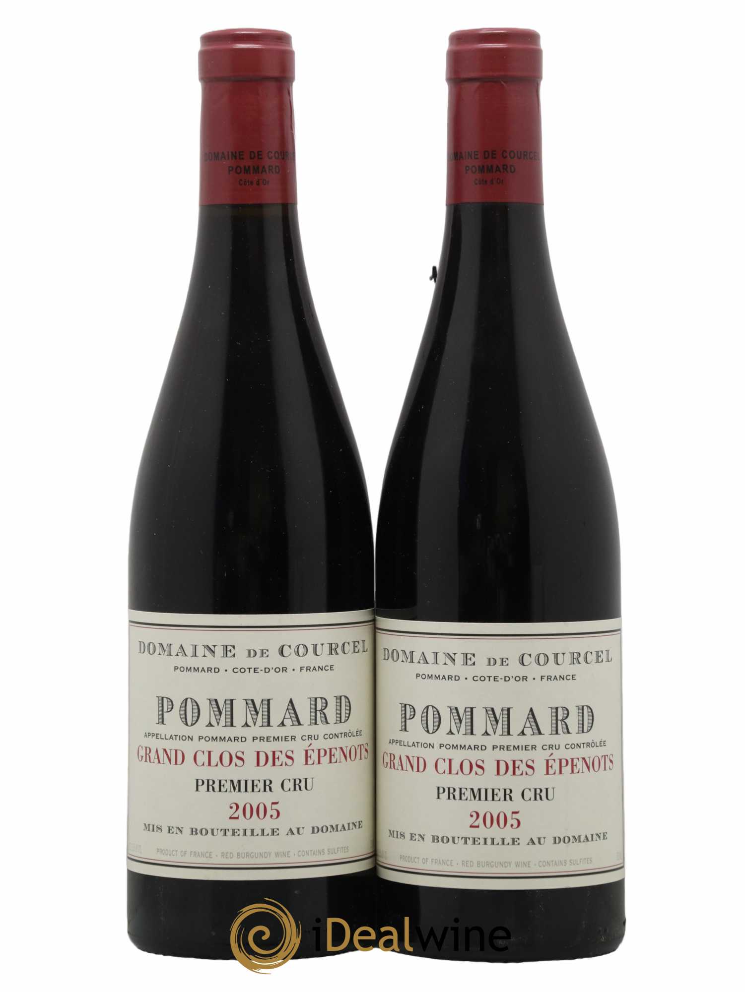 Pommard 1er Cru Grand Clos des Epenots de Courcel (Domaine) 2005 - Lot de 2 bouteilles - 0