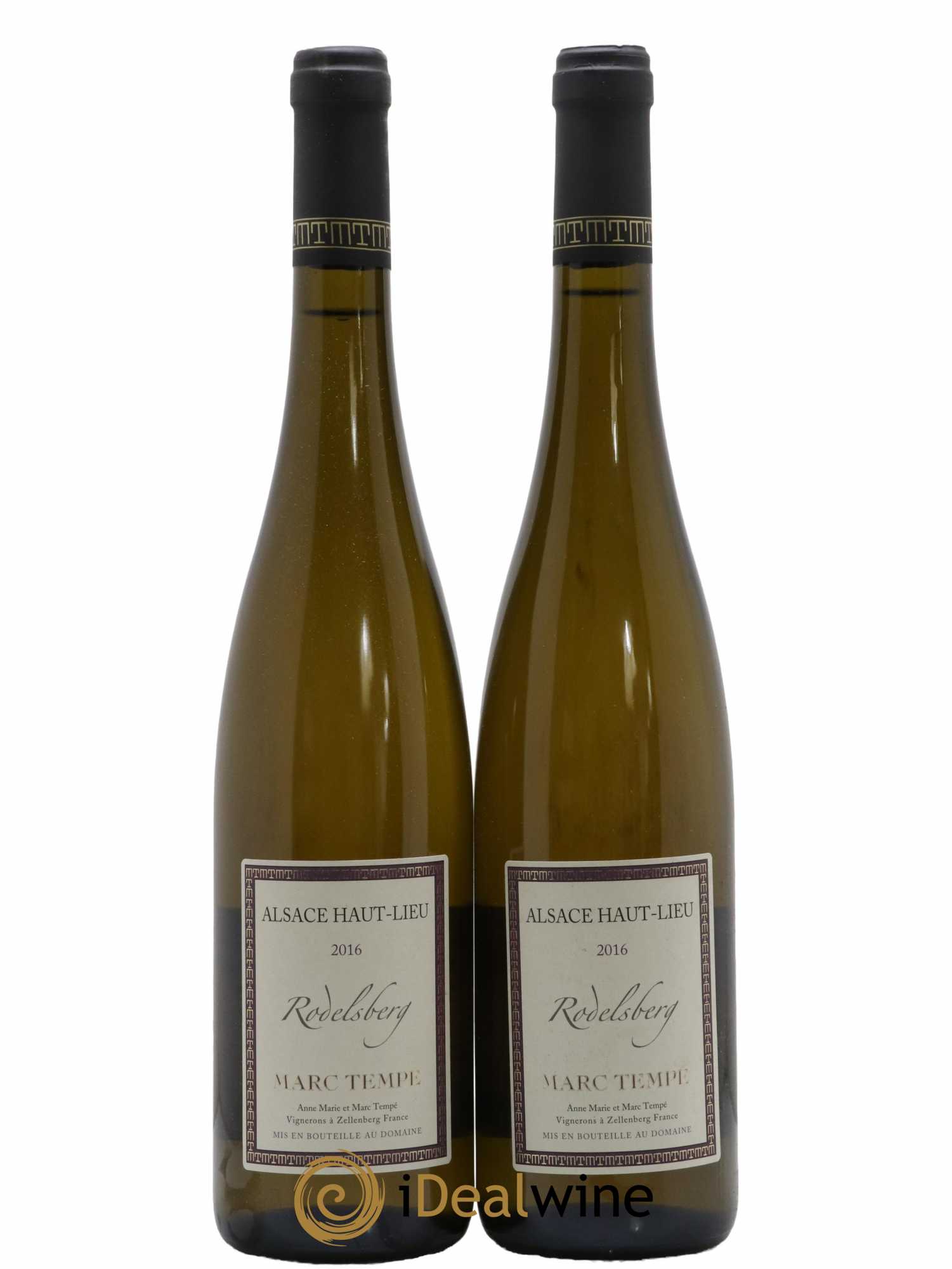 Alsace Rodelsberg Marc Tempé 2016 - Lot de 2 bouteilles - 0
