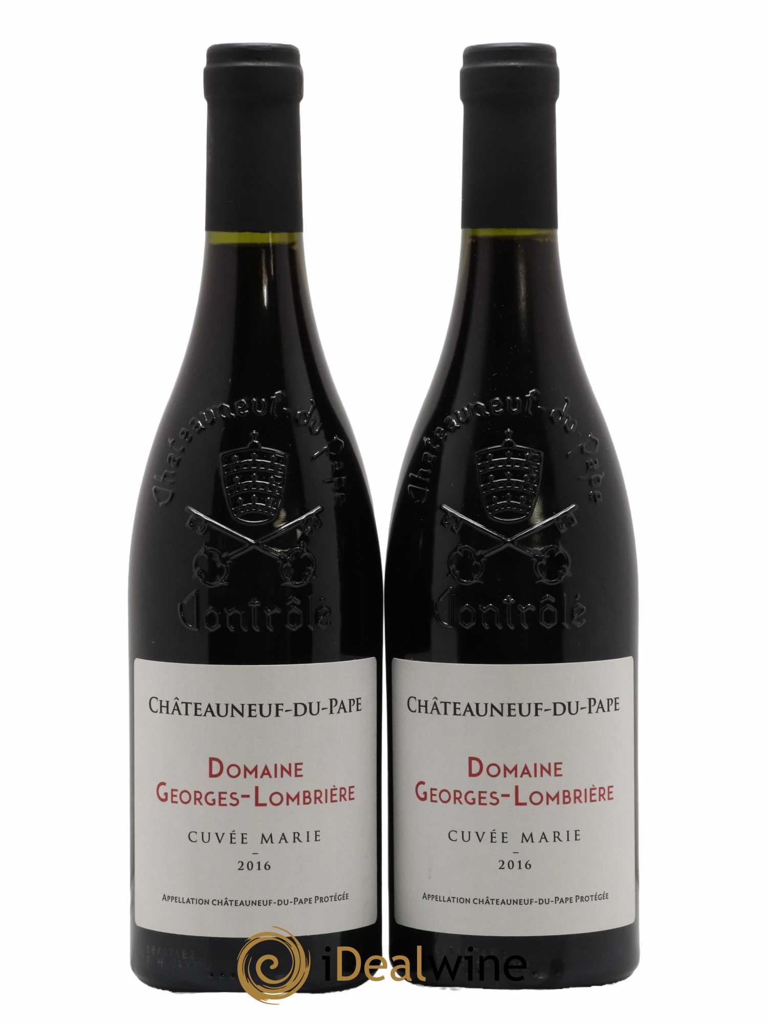 Châteauneuf-du-Pape Cuvée Marie Domaine Georges-Lombrière 2016 - Lot de 2 bouteilles - 0