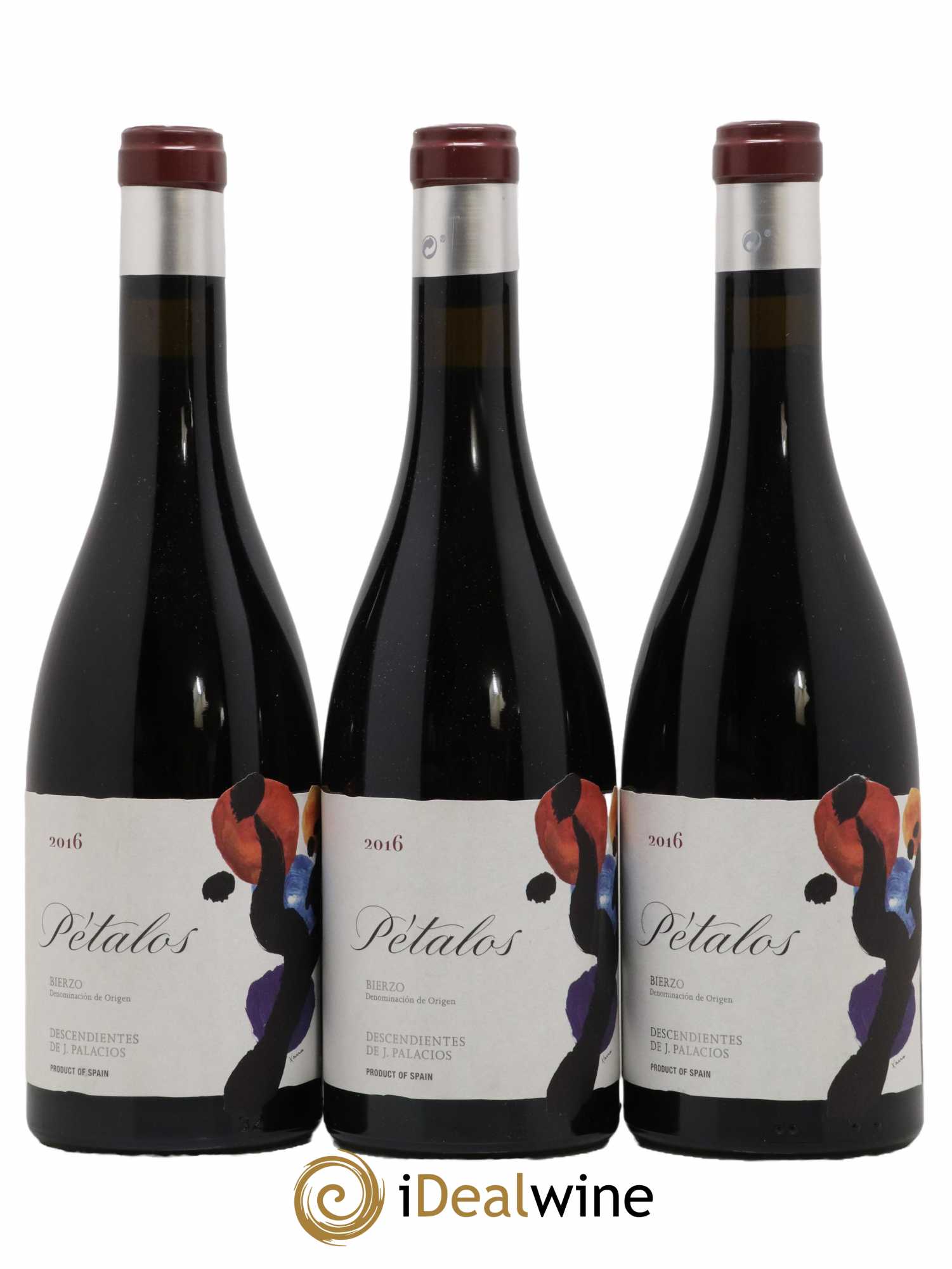 Bierzo DO Descendientes de J. Palacios Petalos 2016 - Lot of 3 bottles - 0