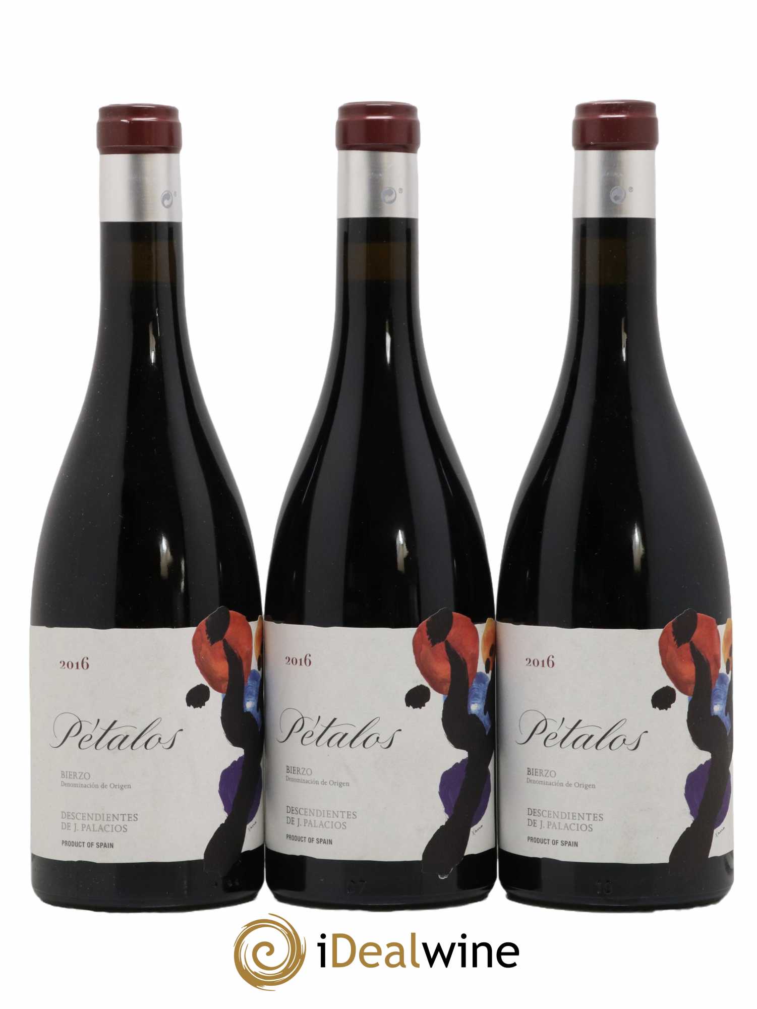 Bierzo DO Descendientes de J. Palacios Petalos 2016 - Lot of 3 bottles - 0