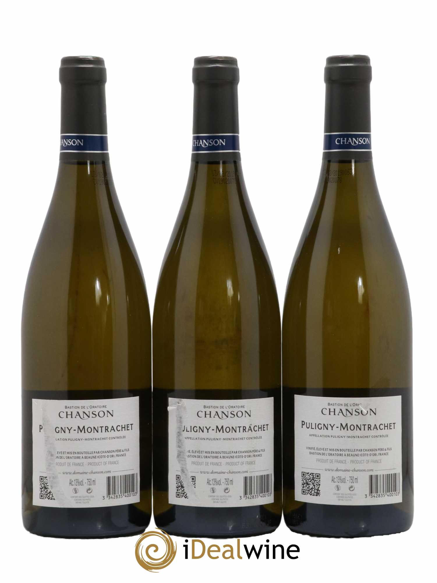 Puligny-Montrachet Domaine Chanson 2016 - Posten von 3 Flaschen - 1
