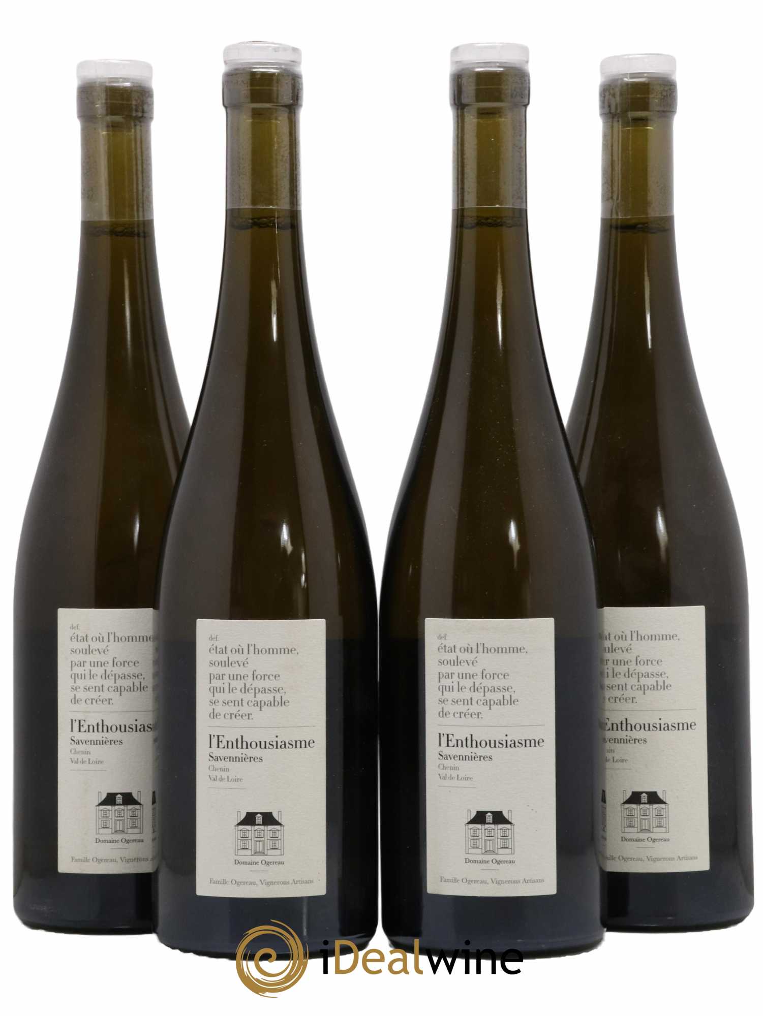 Savennières L'Enthousiasme Domaine Ogereau 2016 - Lot de 4 bouteilles - 0