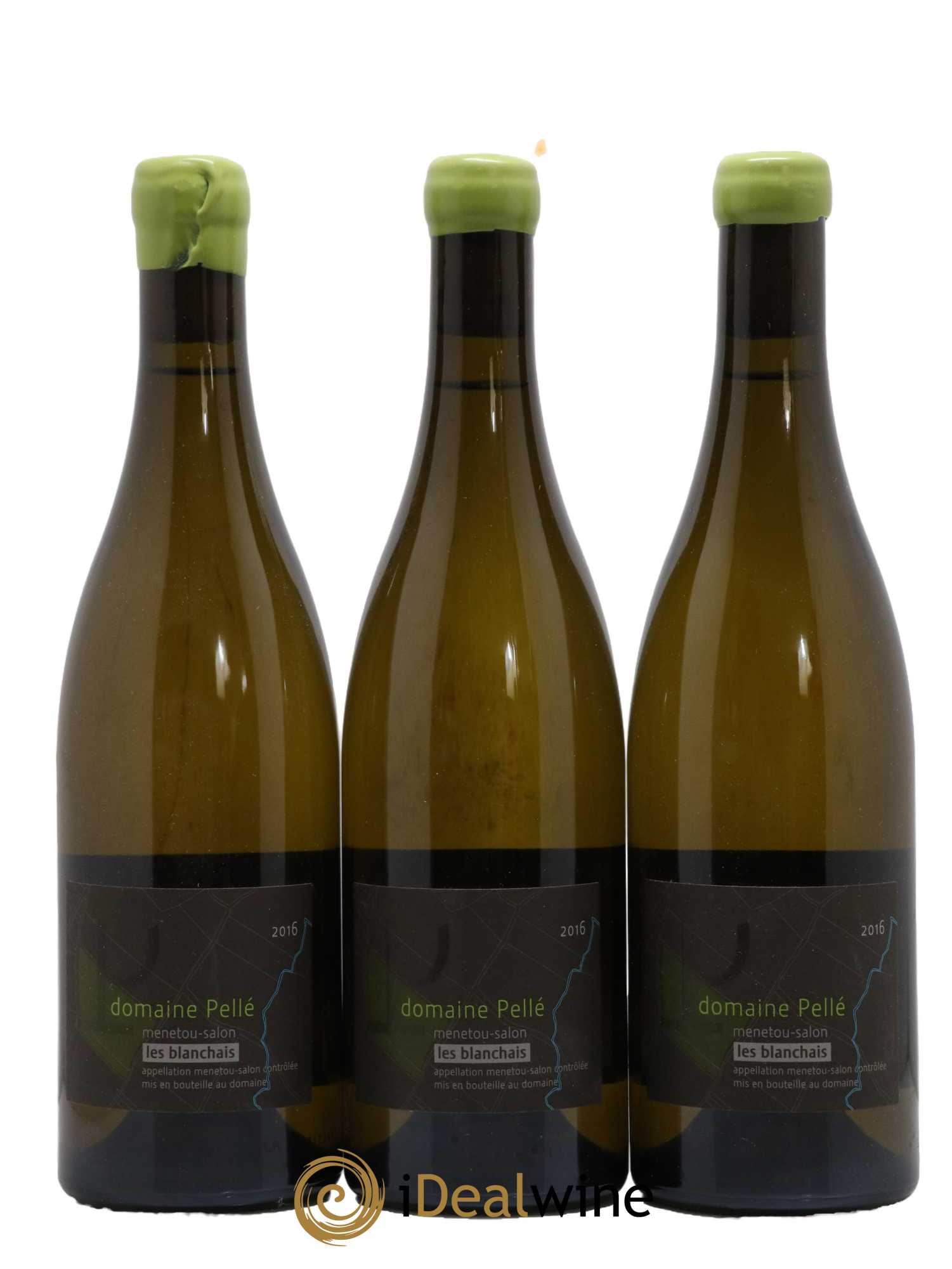 Menetou-Salon Les Blanchais Domaine Henry Pellé 2016 - Lot de 3 bouteilles - 0