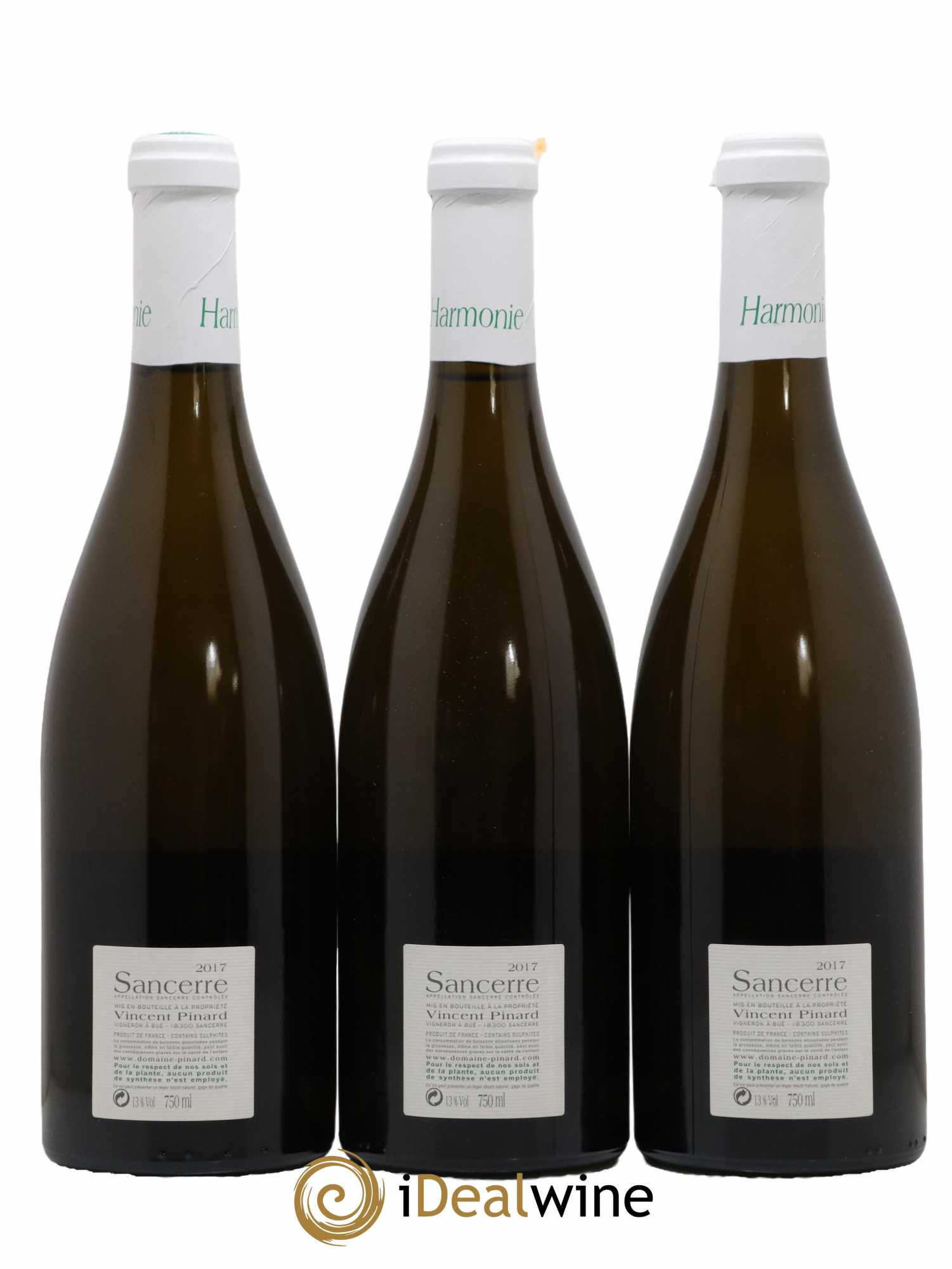 Sancerre Harmonie Vincent Pinard 2017 - Lot de 3 bouteilles - 1