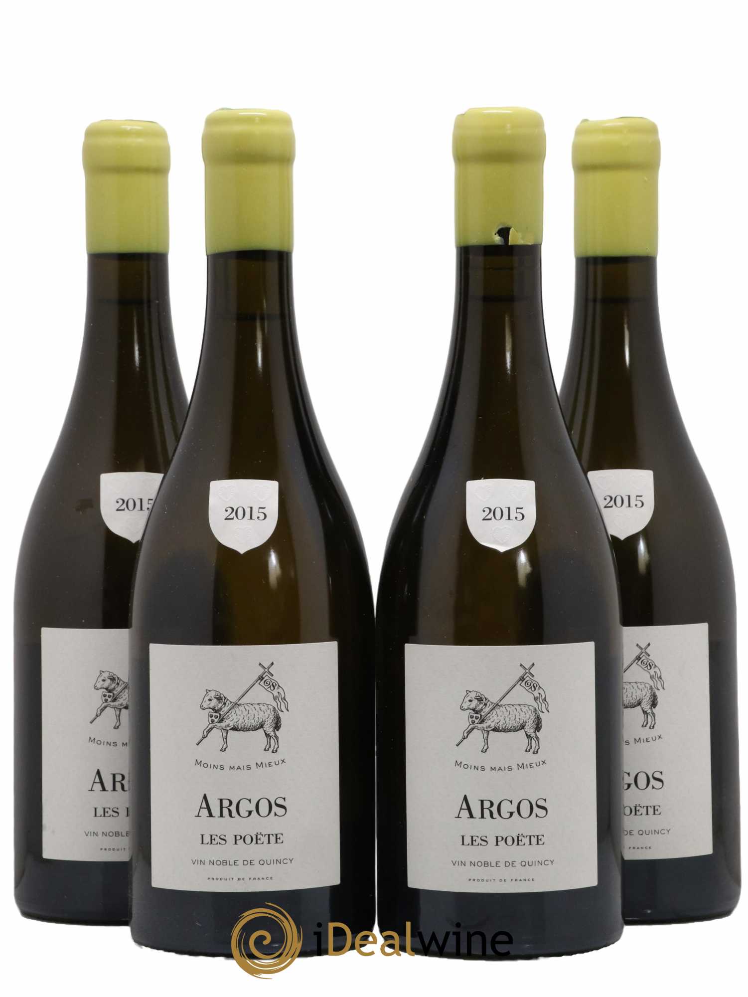Vin de France (anciennement Quincy) Argos Les Poëte 2015 - Lot de 4 bouteilles - 0