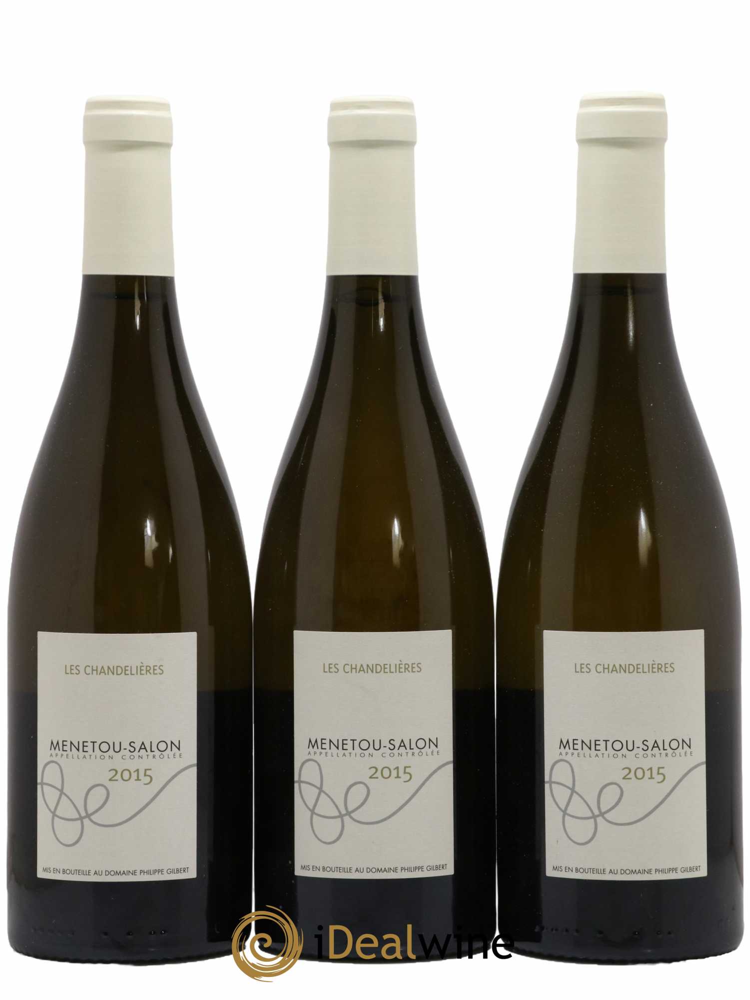 Menetou-Salon Les Chandelières Domaine Philippe Gilbert 2015 - Lot de 3 bouteilles - 0