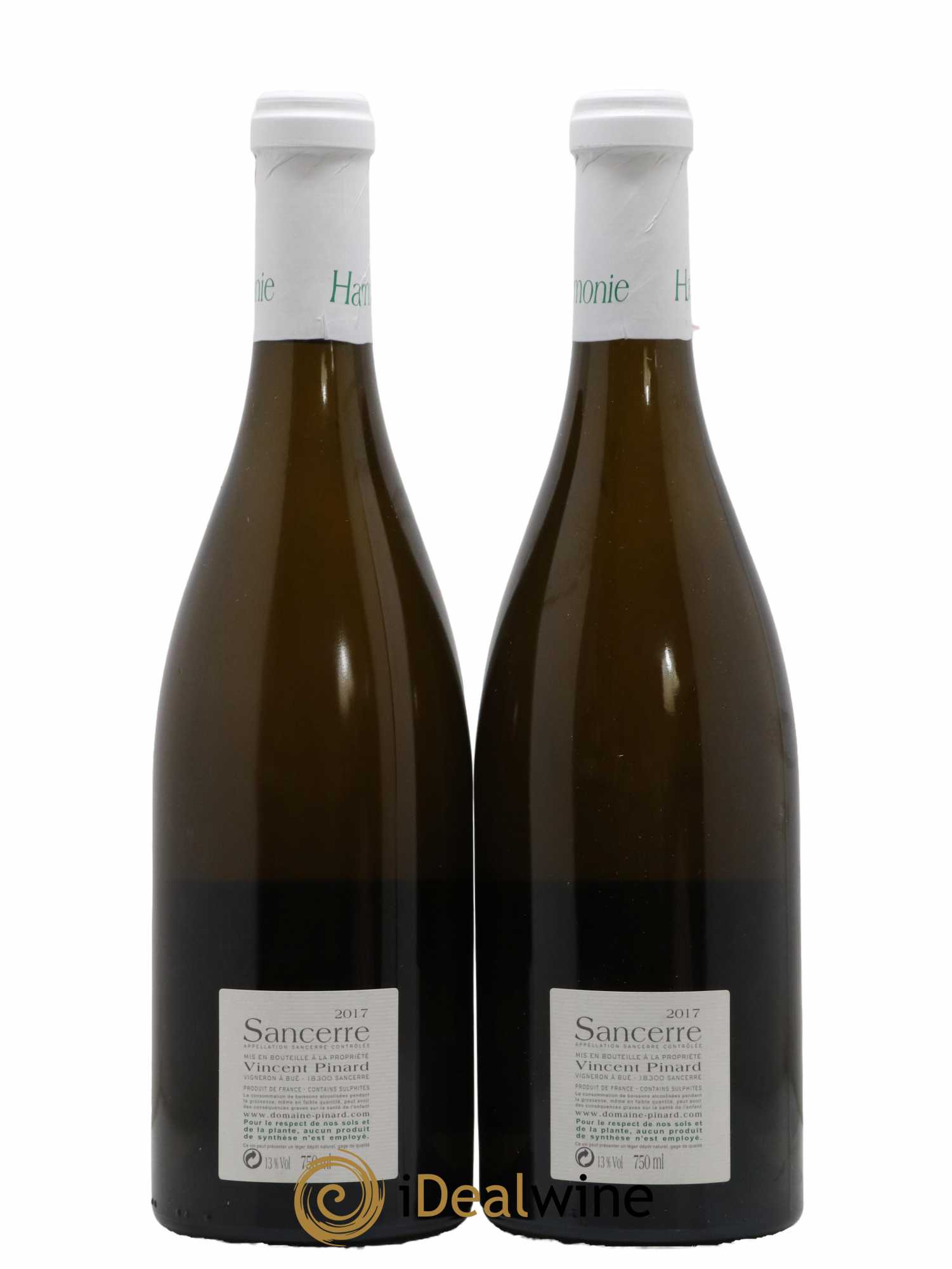 Sancerre Harmonie Vincent Pinard 2017 - Lot de 2 bouteilles - 1