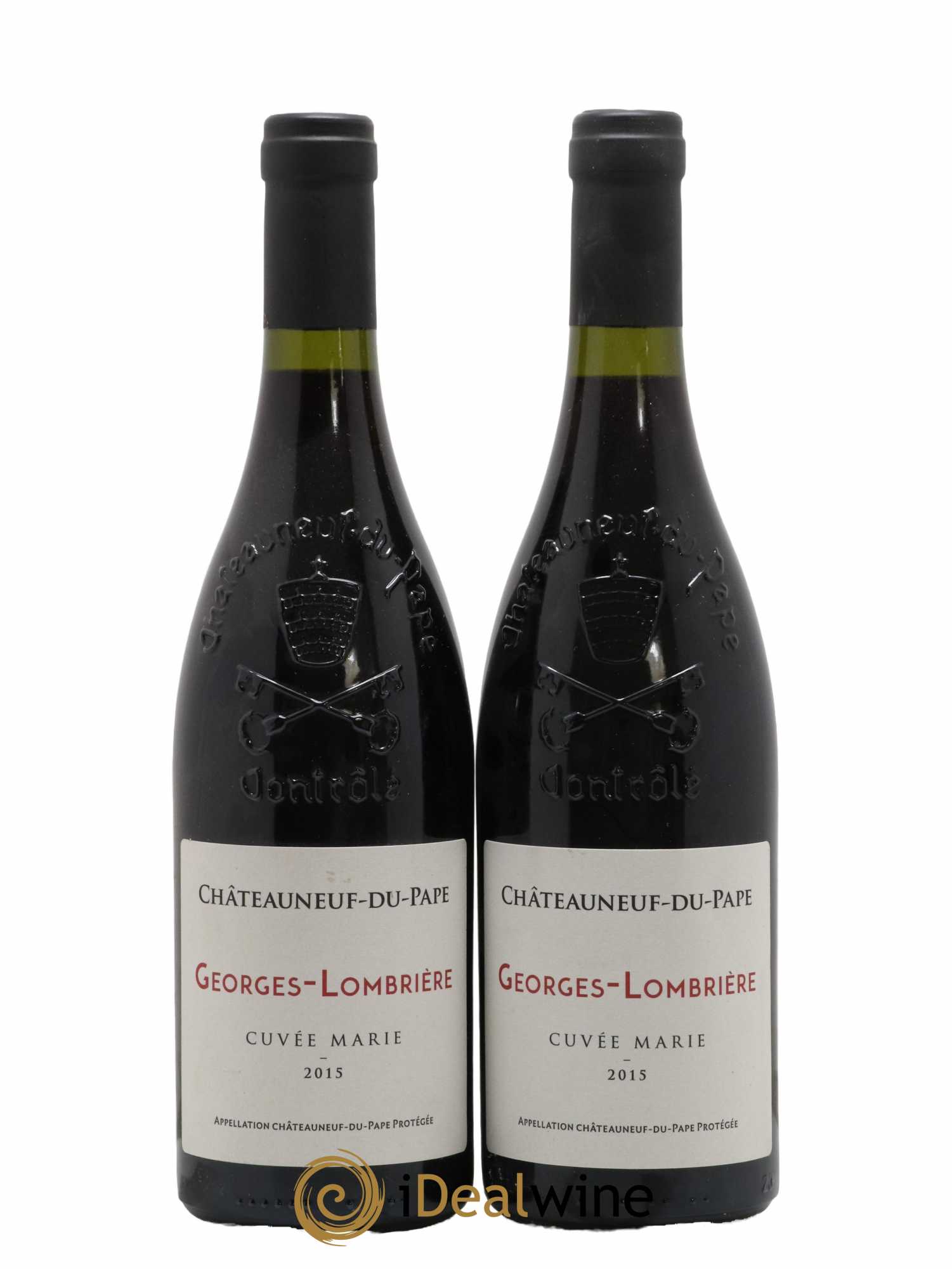 Châteauneuf-du-Pape Cuvée Marie Domaine Georges-Lombrière 2015 - Lot de 2 bouteilles - 0