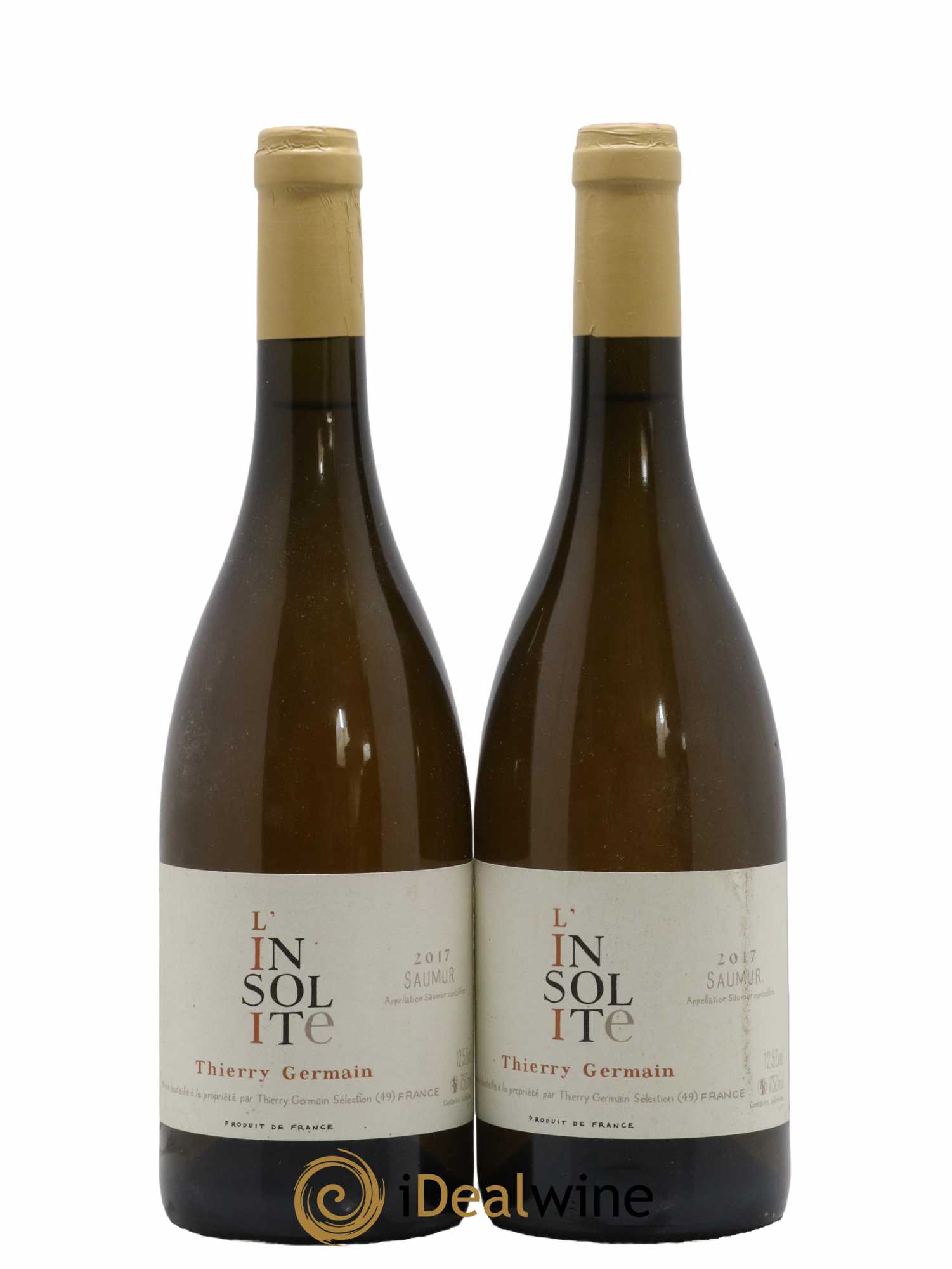 Saumur Insolite Domaine des Roches Neuves - Thierry Germain 2017 - Posten von 2 Flaschen - 0