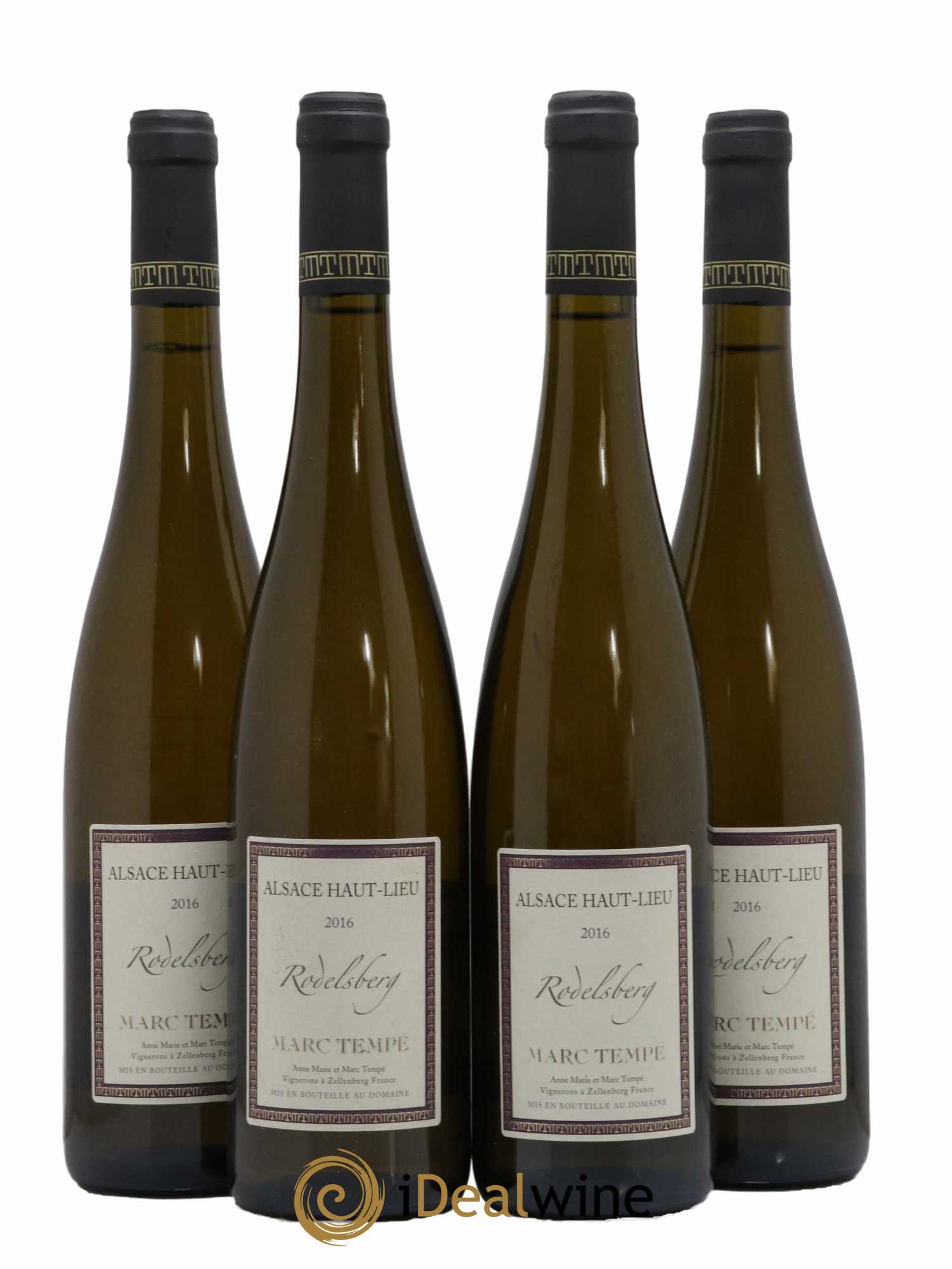 Alsace Rodelsberg Marc Tempé 2016 - Lot de 4 bouteilles - 0