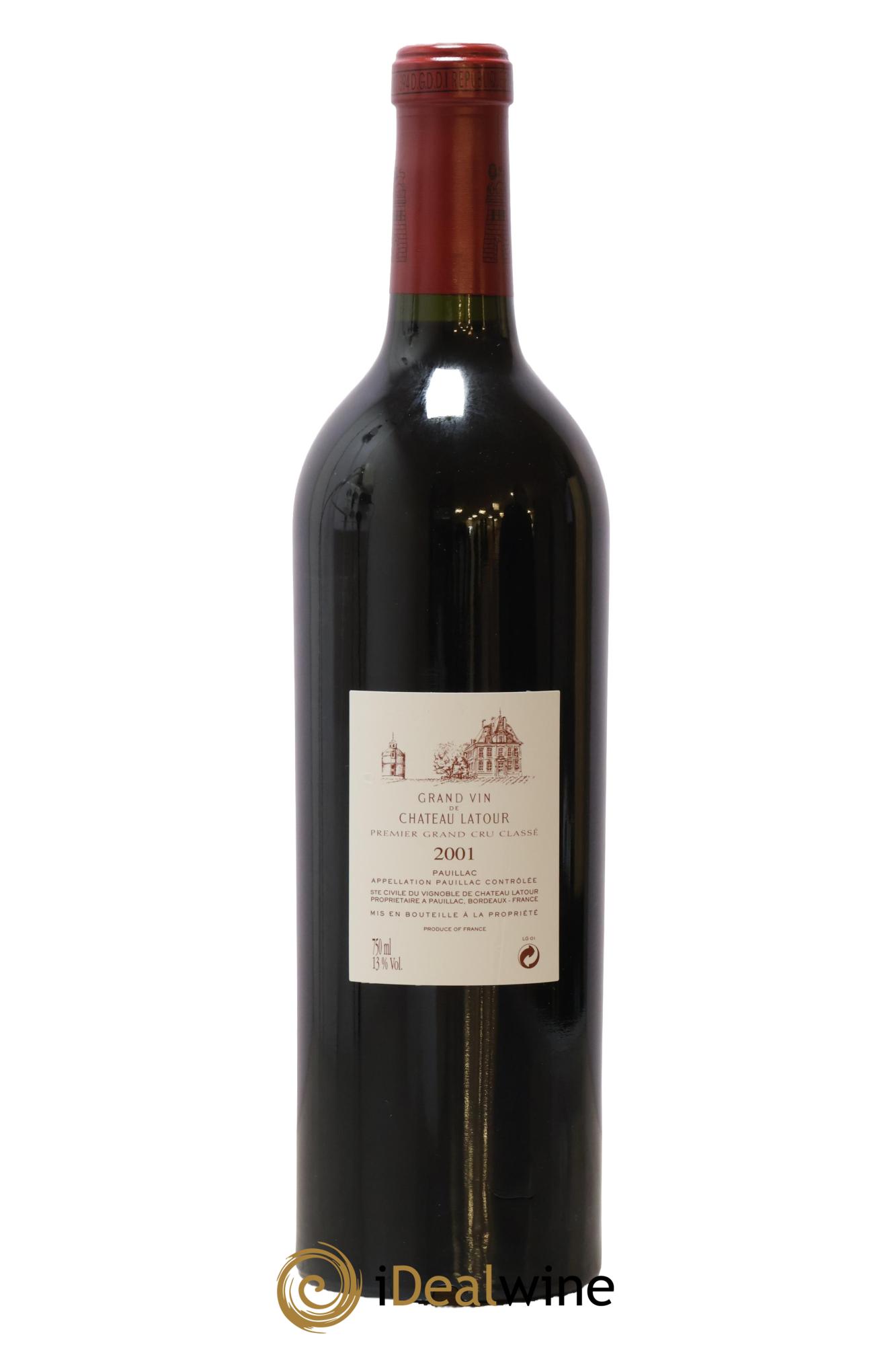 Château Latour 1er Grand Cru Classé 2001 - Lot of 1 bottle - 1