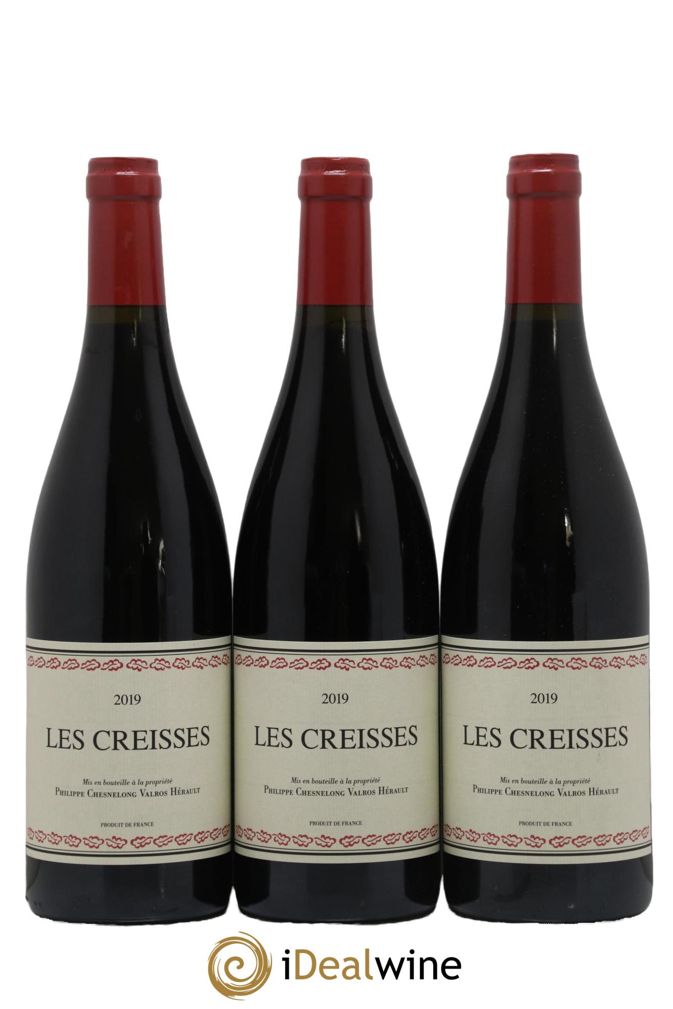 Pays d'Hérault Domaine Les Creisses 2019 - Lot de 3 bouteilles - 0