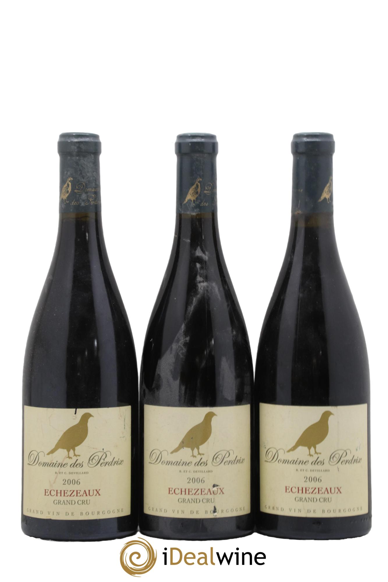 Echezeaux Grand Cru Perdrix (Domaine des) 2006 - Lot of 3 bottles - 0