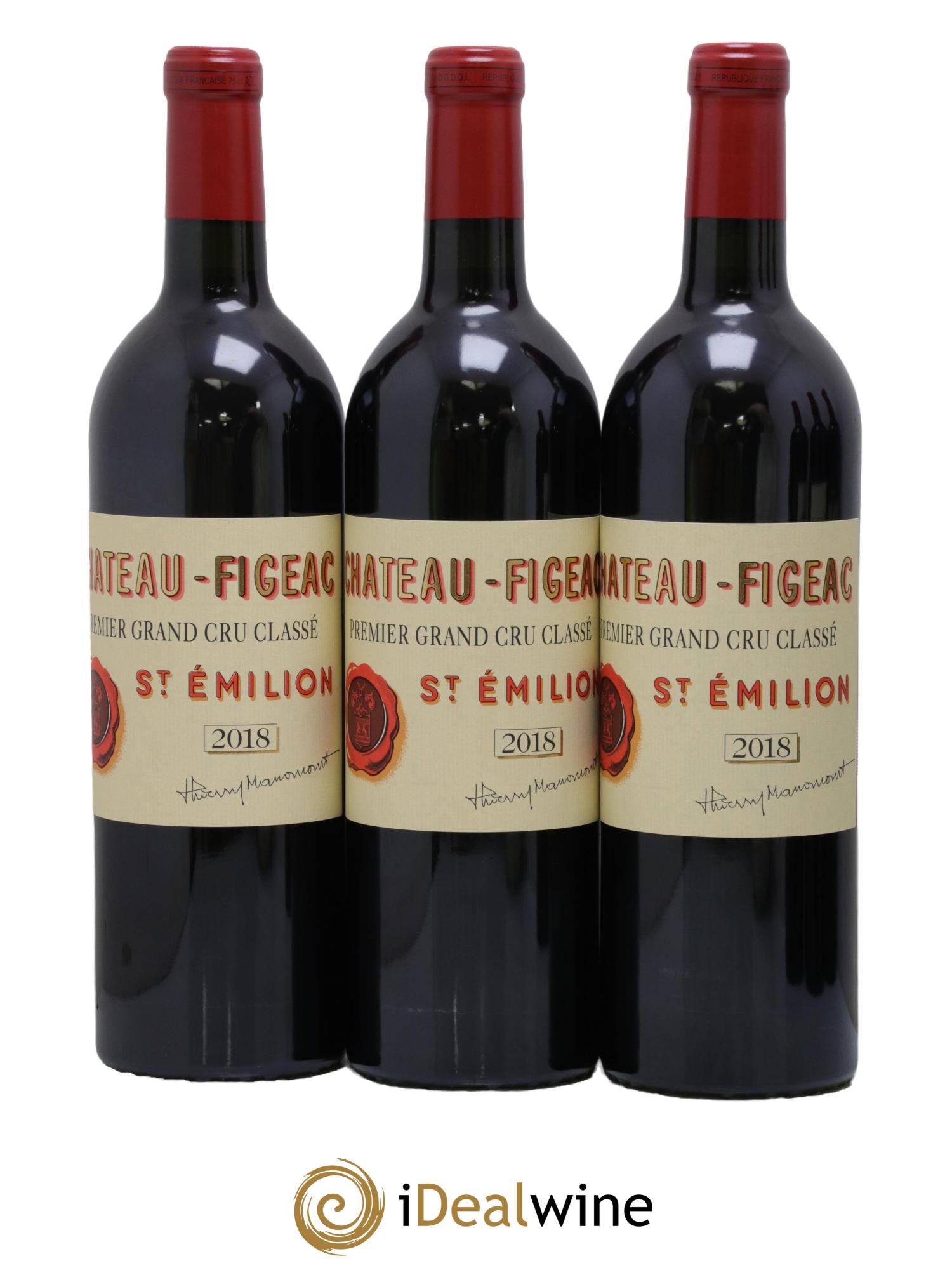 Château Figeac 1er Grand Cru Classé A 2018 - Lot de 6 bouteilles - 1