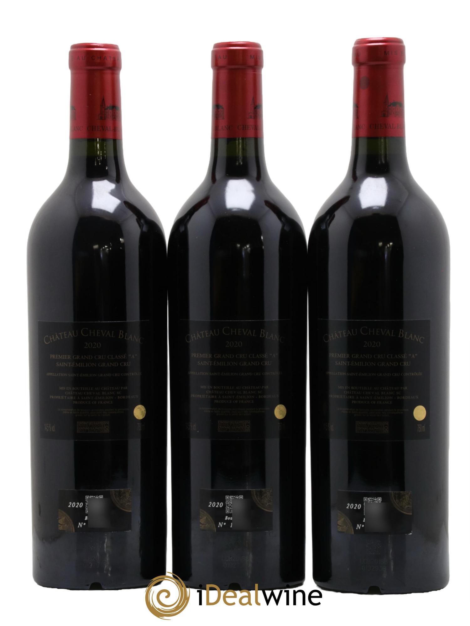 Château Cheval Blanc 1er Grand Cru Classé A 2020 - Lotto di 6 bottiglie - 4