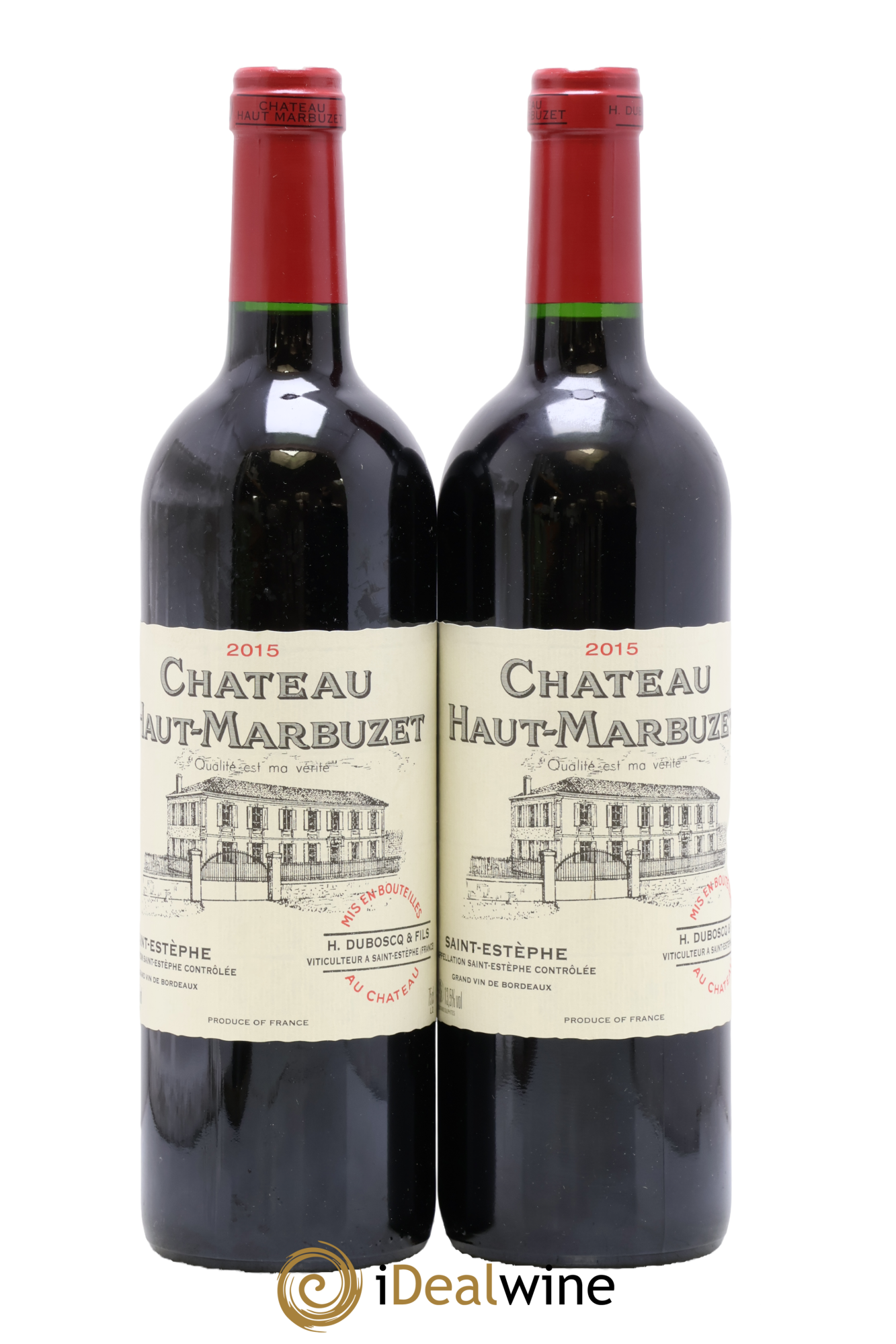 Château Haut Marbuzet 2015 - Lot de 2 bouteilles - 0