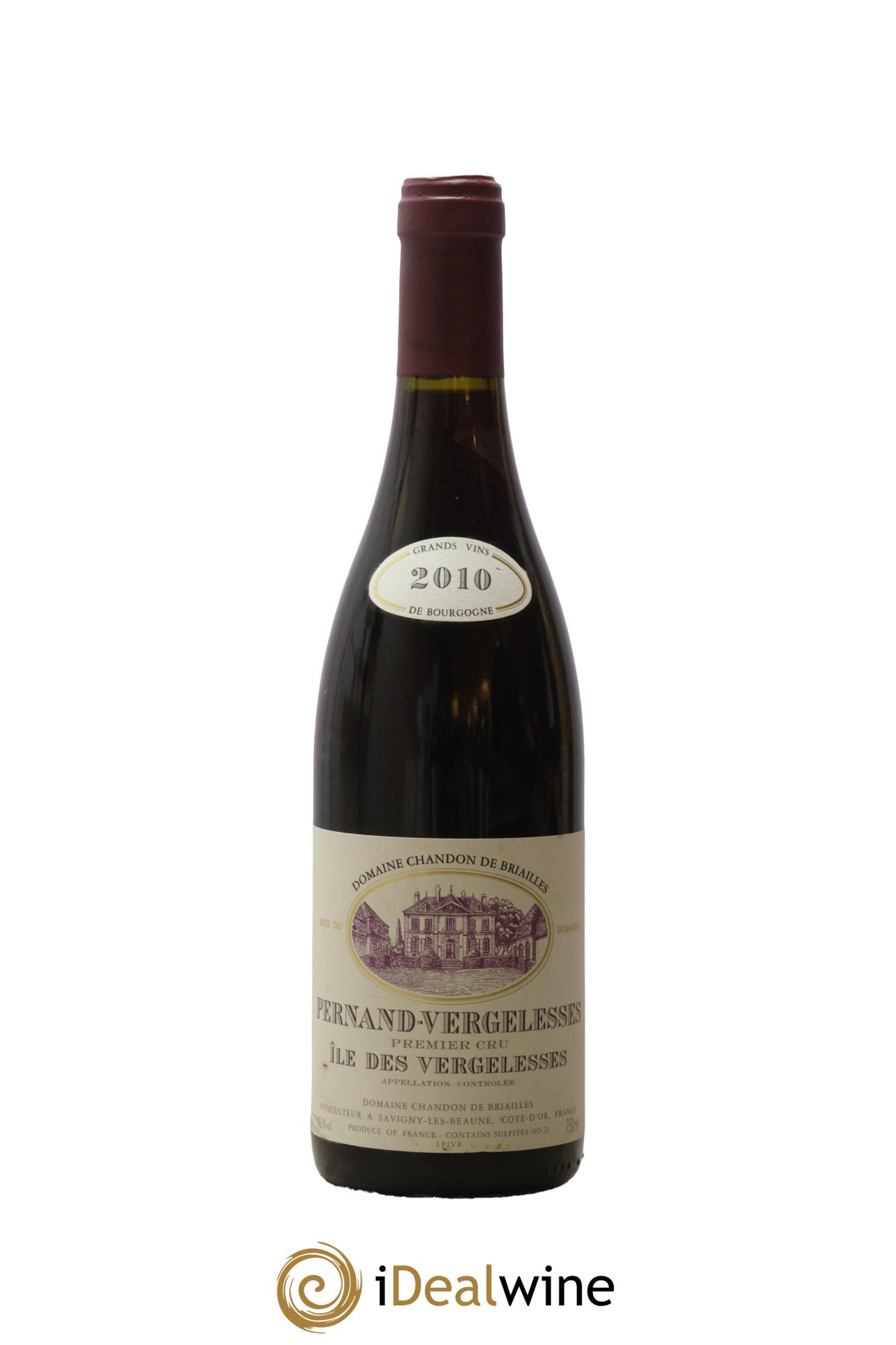 Pernand-Vergelesses 1er Cru Ile des Vergelesses Chandon de Briailles 2010 - Lot de 1 bouteille - 0