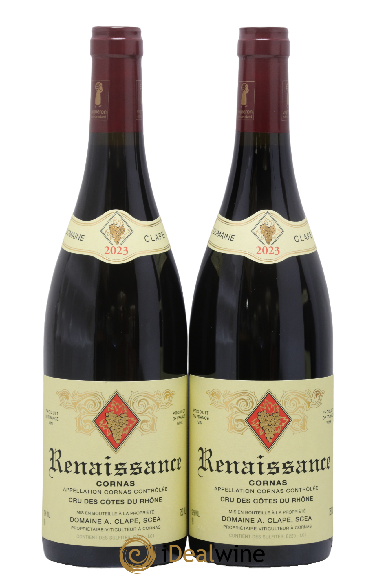 Cornas Renaissance Auguste Clape 2023 - Lot de 2 bouteilles - 0
