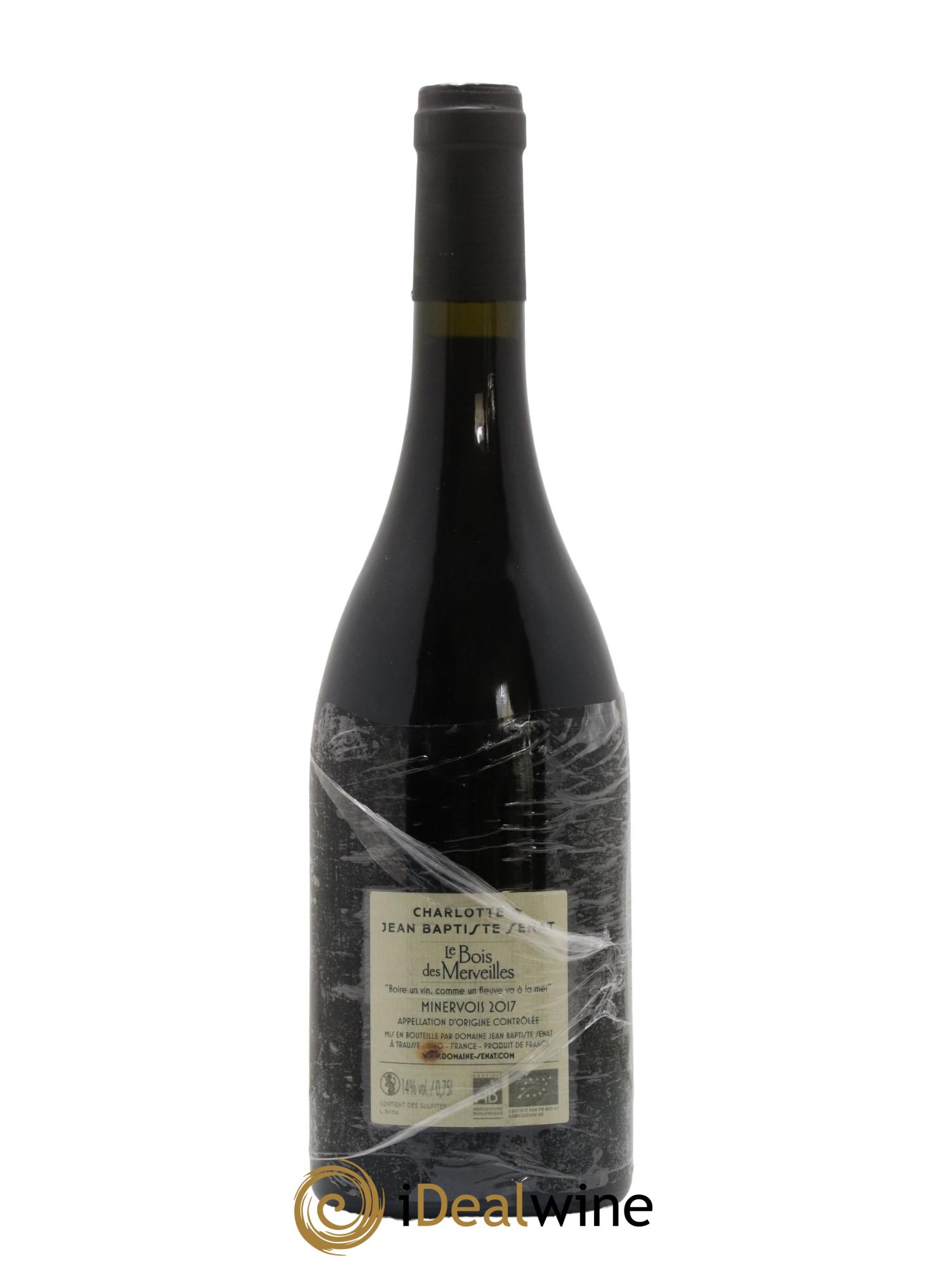 Minervois Le Bois des Merveilles Jean-Baptiste Sénat  2017 - Lot de 1 bouteille - 1