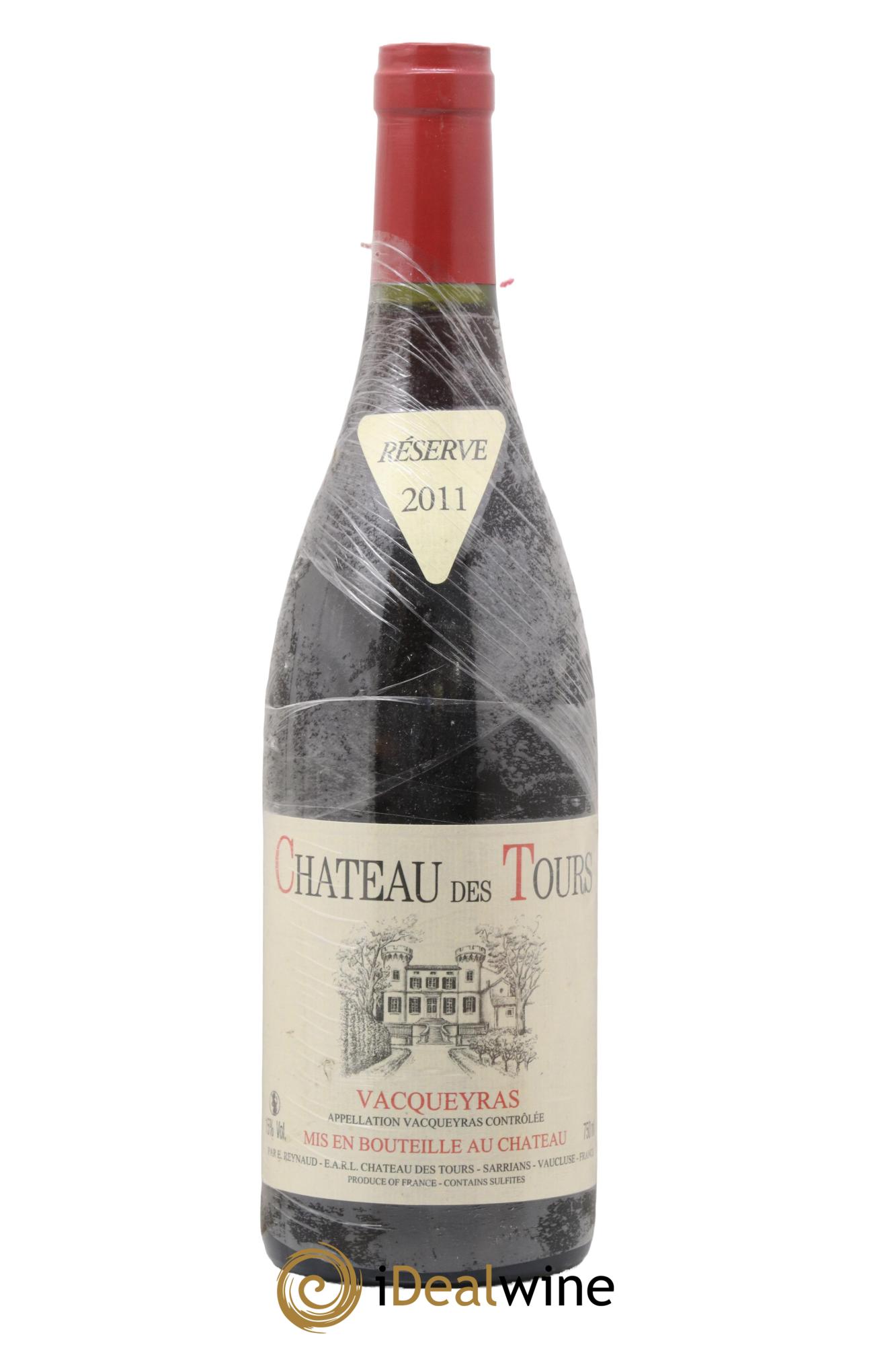 Vacqueyras Château des Tours Emmanuel Reynaud 2011 - Lot of 1 bottle - 0