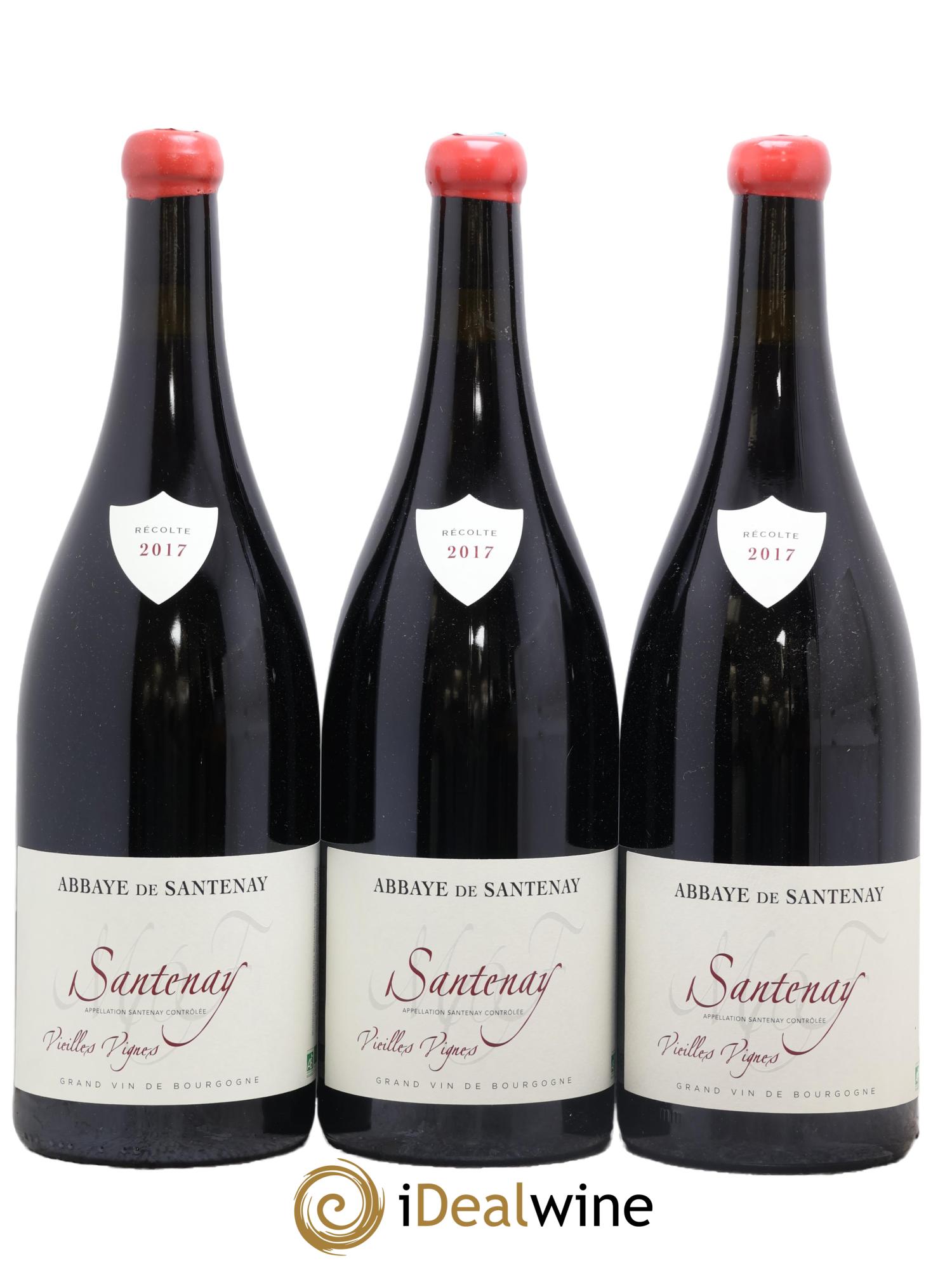 Santenay Vieilles Vignes Abbaye de Santenay 2017 - Lot de 3 magnums - 0