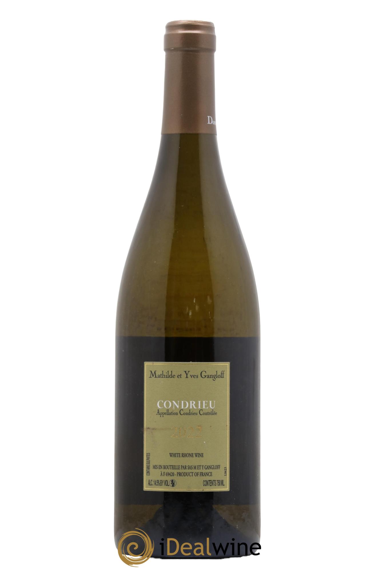 Condrieu Domaine Gangloff (Domaine) 2022 - Lot de 1 bouteille - 1