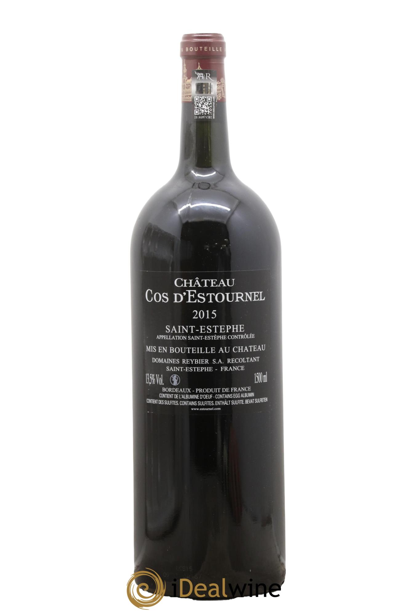 Cos d'Estournel 2ème Grand Cru Classé 2015 - Lot de 1 magnum - 1