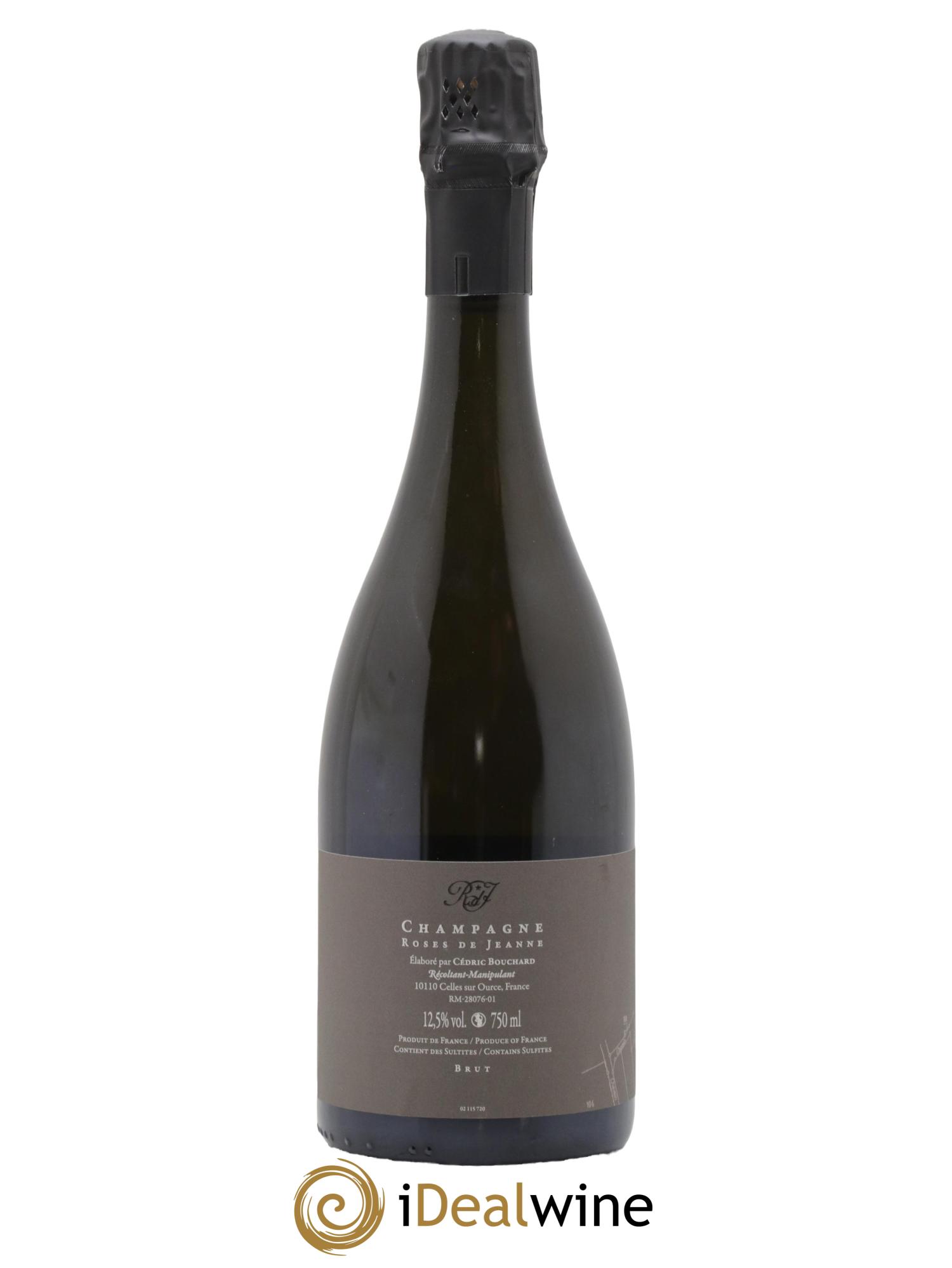 Roses de Jeanne Les Ursules Blanc de Noirs Brut Cédric Bouchard 2019 - Lot de 1 bouteille - 1