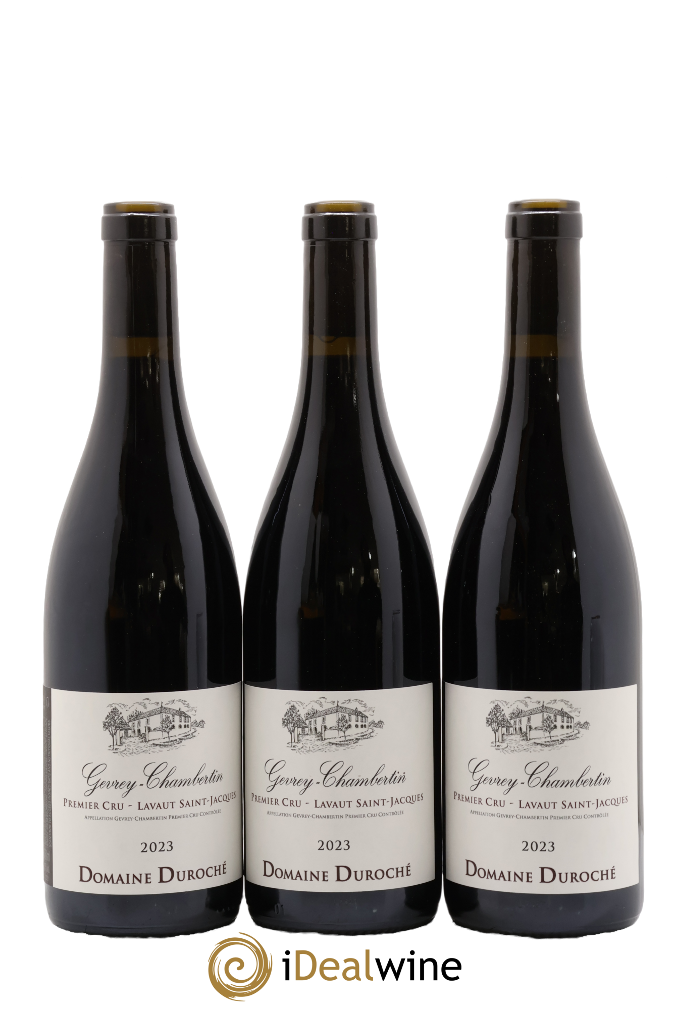 Gevrey-Chambertin 1er Cru Lavaut Saint Jacques Duroché (Domaine) 2023 - Lot of 3 bottles - 0