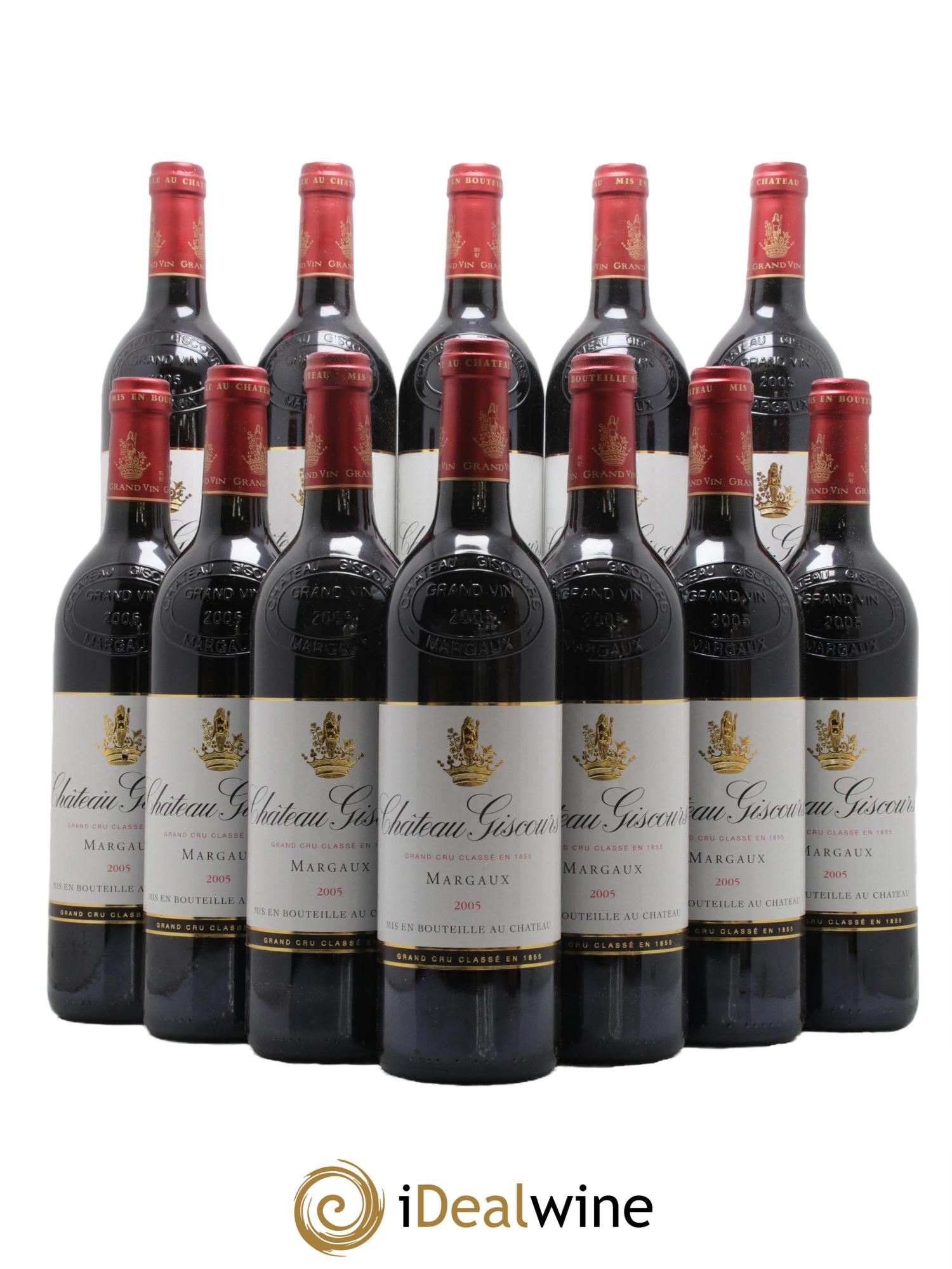 Château Giscours 3ème Grand Cru Classé 2005 - Lot de 12 bouteilles - 0