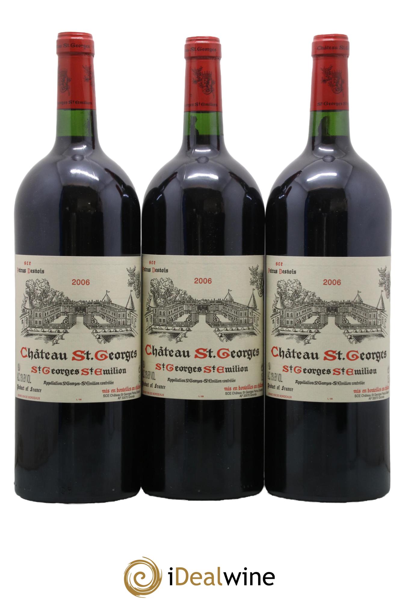 Château Saint-Georges 2006 - Lot de 3 magnums - 0