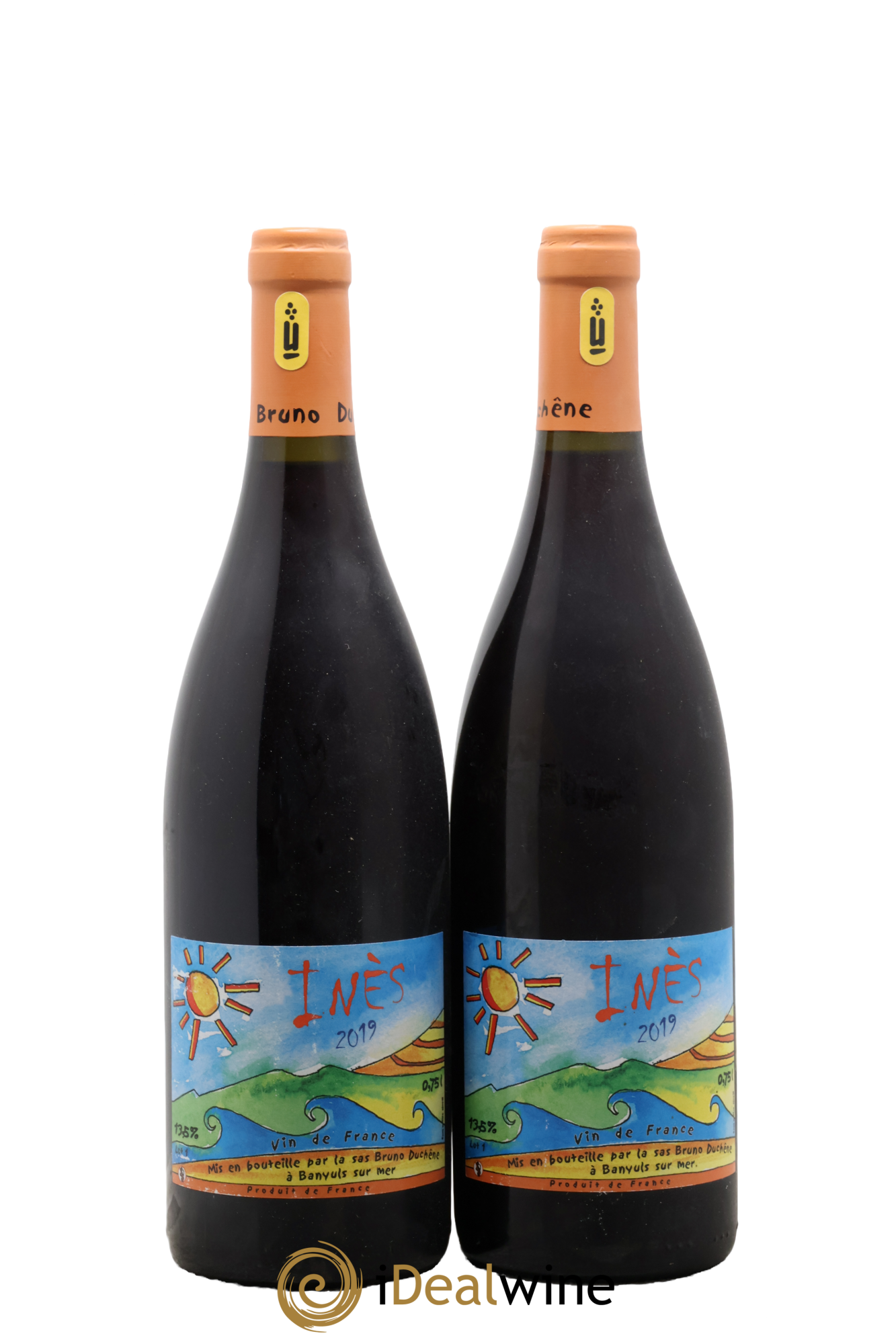 Vin de France Inès Bruno Duchêne 2019 - Lot de 2 bouteilles - 0