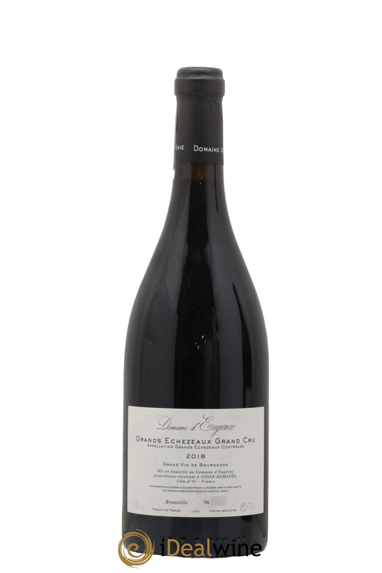 Grands-Echezeaux Grand Cru Domaine René Engel - Domaine Eugénie 2018 - Lot of 1 bottle - 1