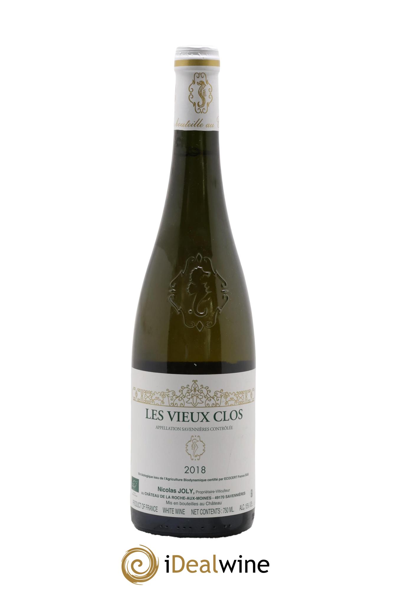 Savennières Les Vieux Clos Vignobles de la Coulée de Serrant - Nicolas Joly 2018 - Posten von 1 Flasche - 0