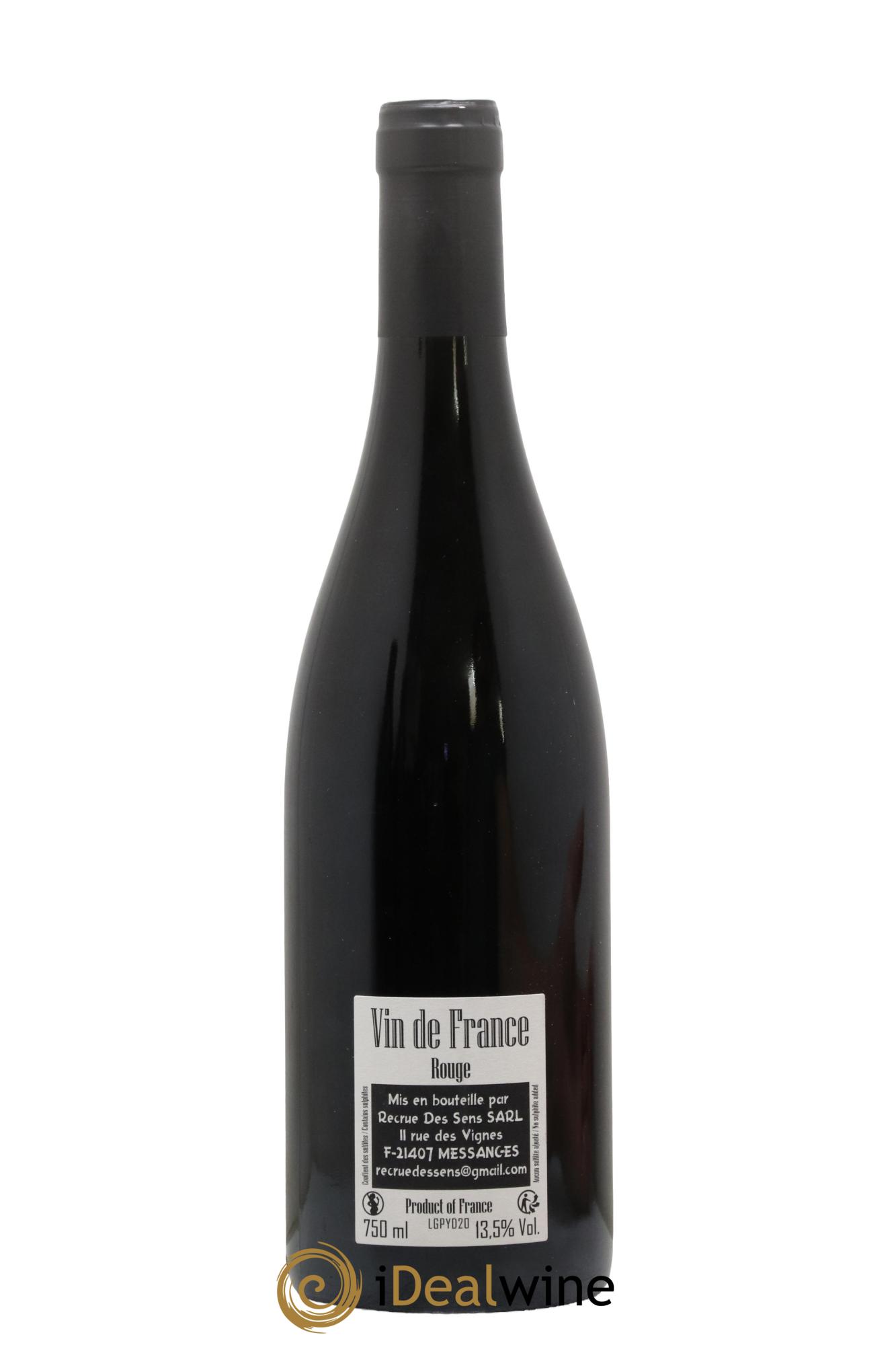 Vin de France Les Grands Ponts Yann Durieux - Recrue des Sens Les Grands Ponts Yann Durieux - Recrue des Sens 2020 - Lot of 1 bottle - 1