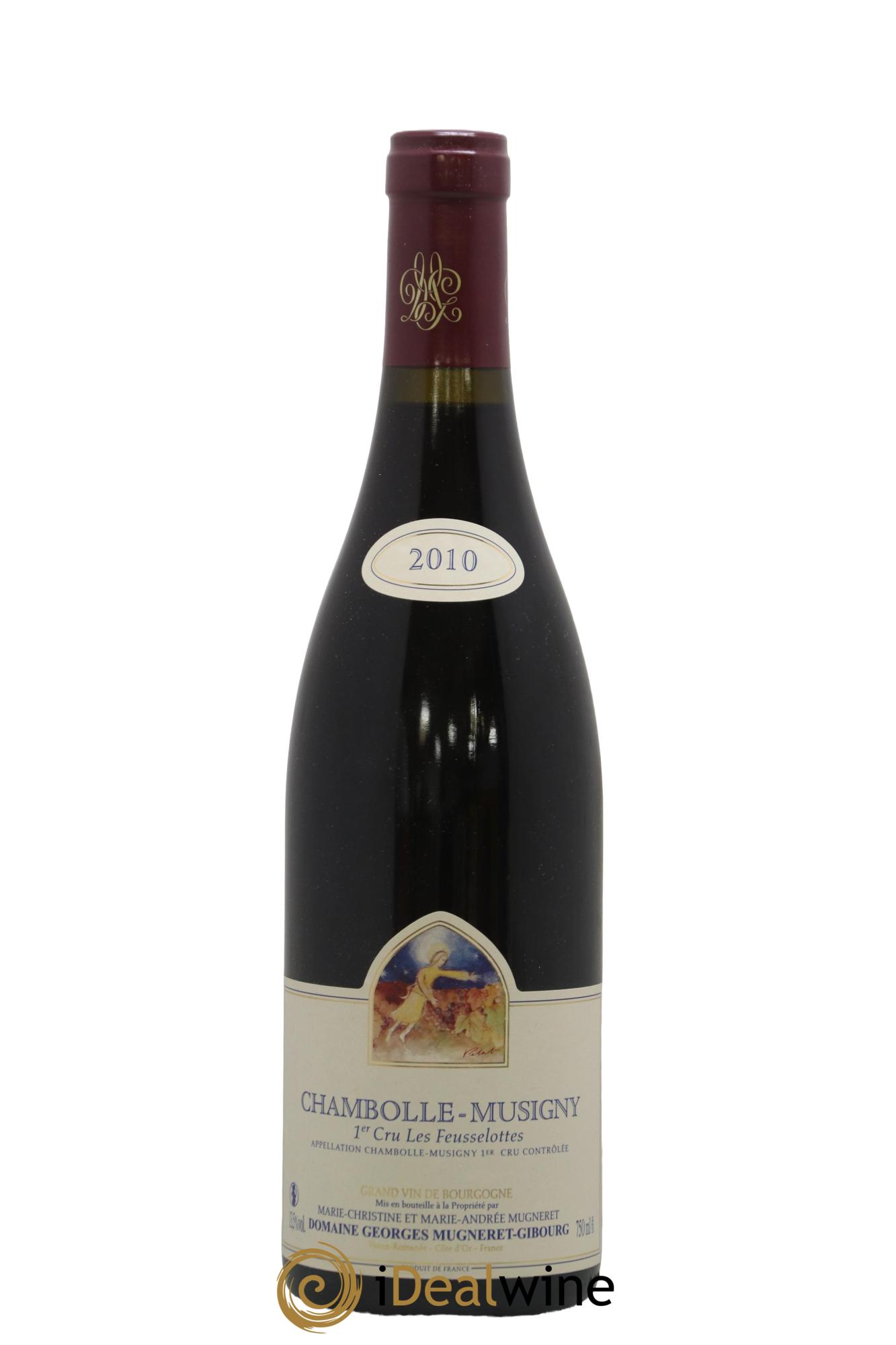 Chambolle-Musigny 1er Cru Les Feusselottes Mugneret-Gibourg (Domaine) 2010 - Lot de 1 bouteille - 0