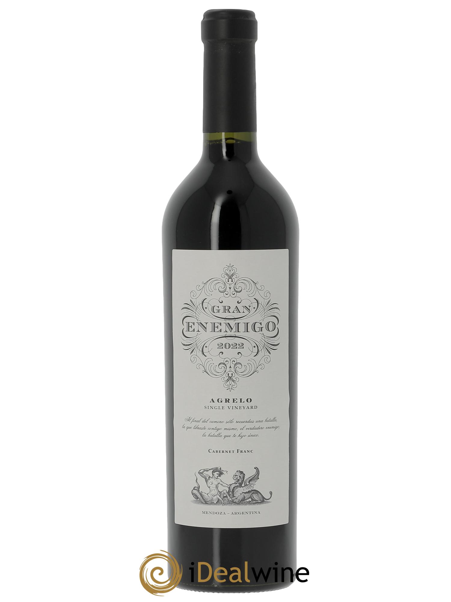 Mendoza Gran Enemigo Agrelo Single Vineyard El Enemigo (CBO à partir de 6 bts) 2022 - Lot de 1 bouteille - 0