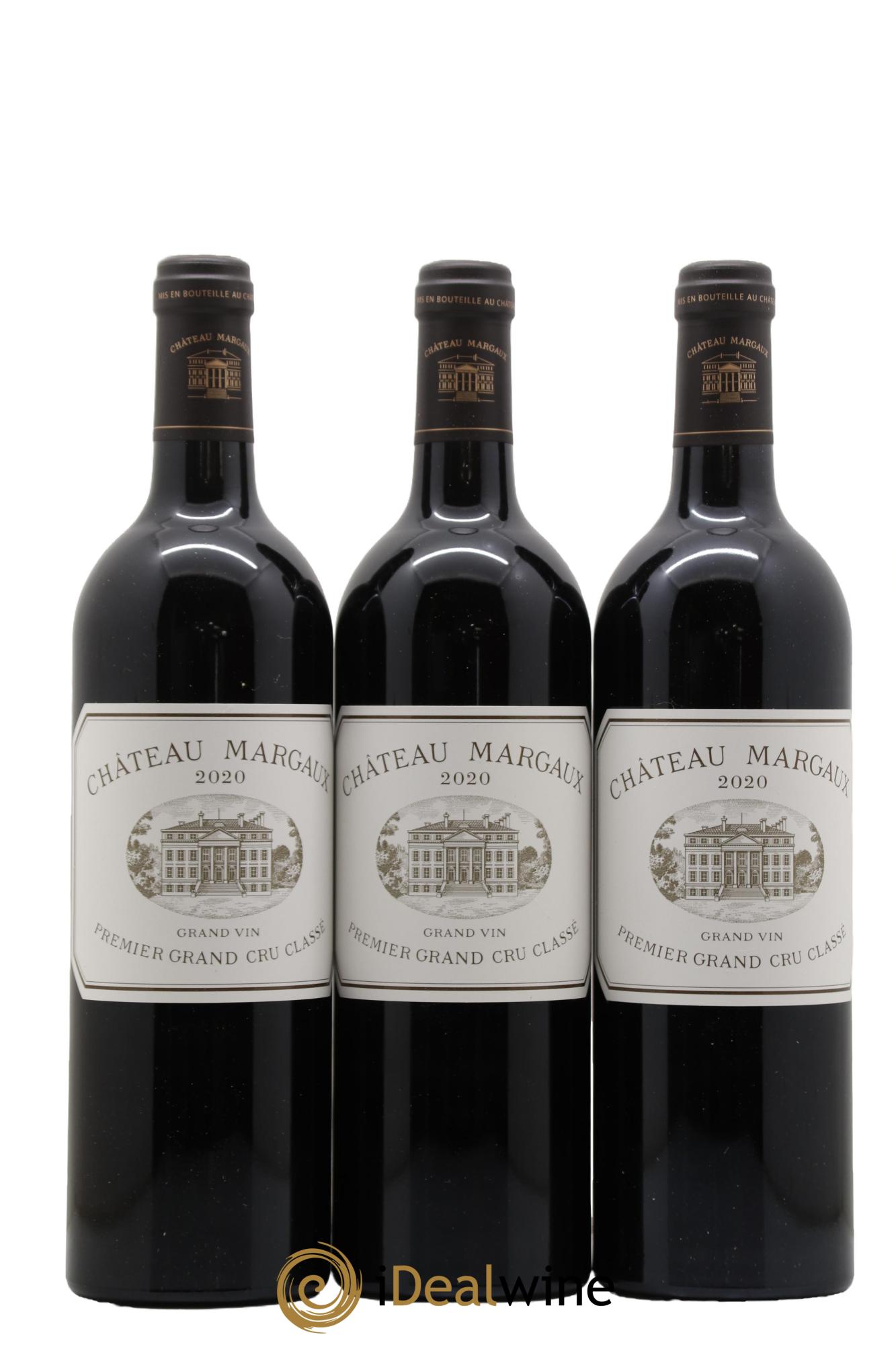Château Margaux 1er Grand Cru Classé 2020 - Lot de 6 bouteilles - 1