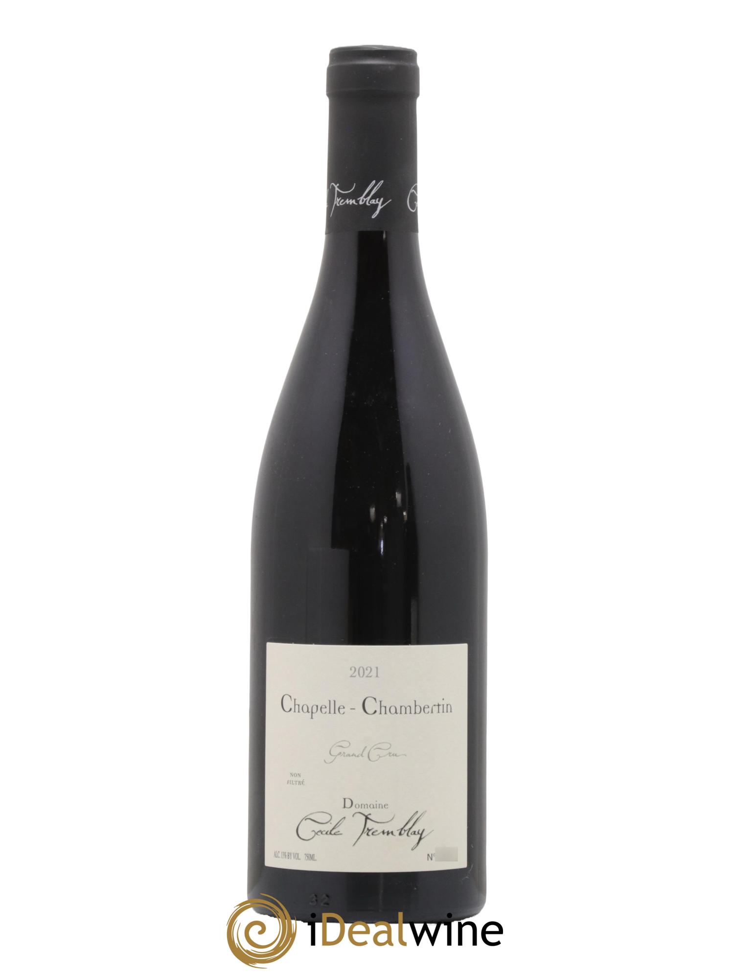 Chapelle-Chambertin Grand Cru Cécile Tremblay 2021 - Lot de 1 bouteille - 0