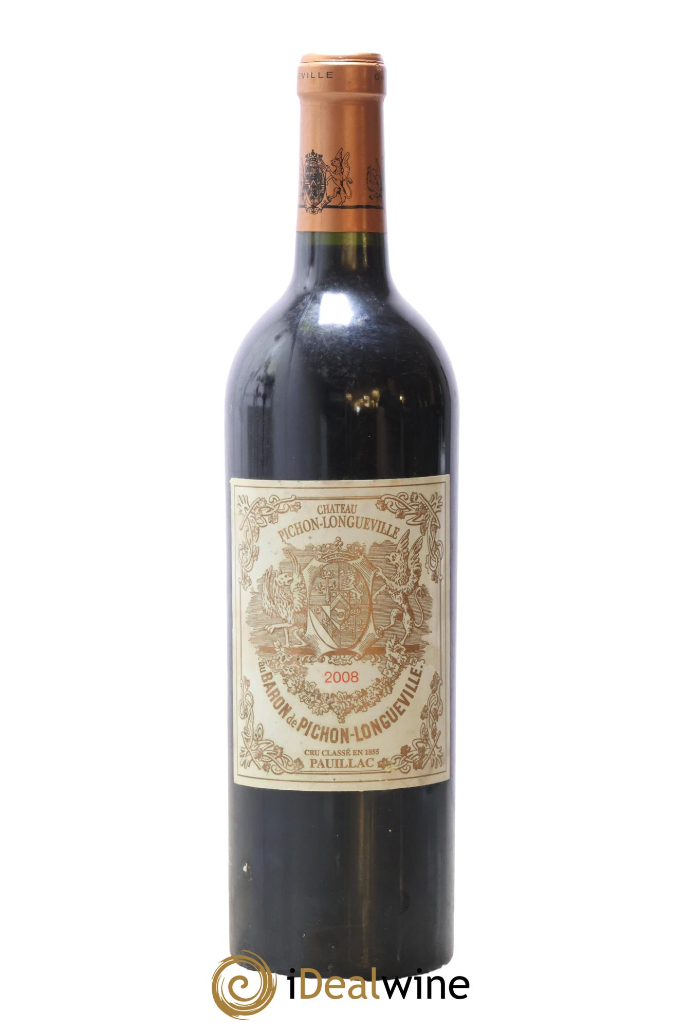 Pichon Longueville Baron 2ème Grand Cru Classé 2008 - Lot of 1 bottle - 0
