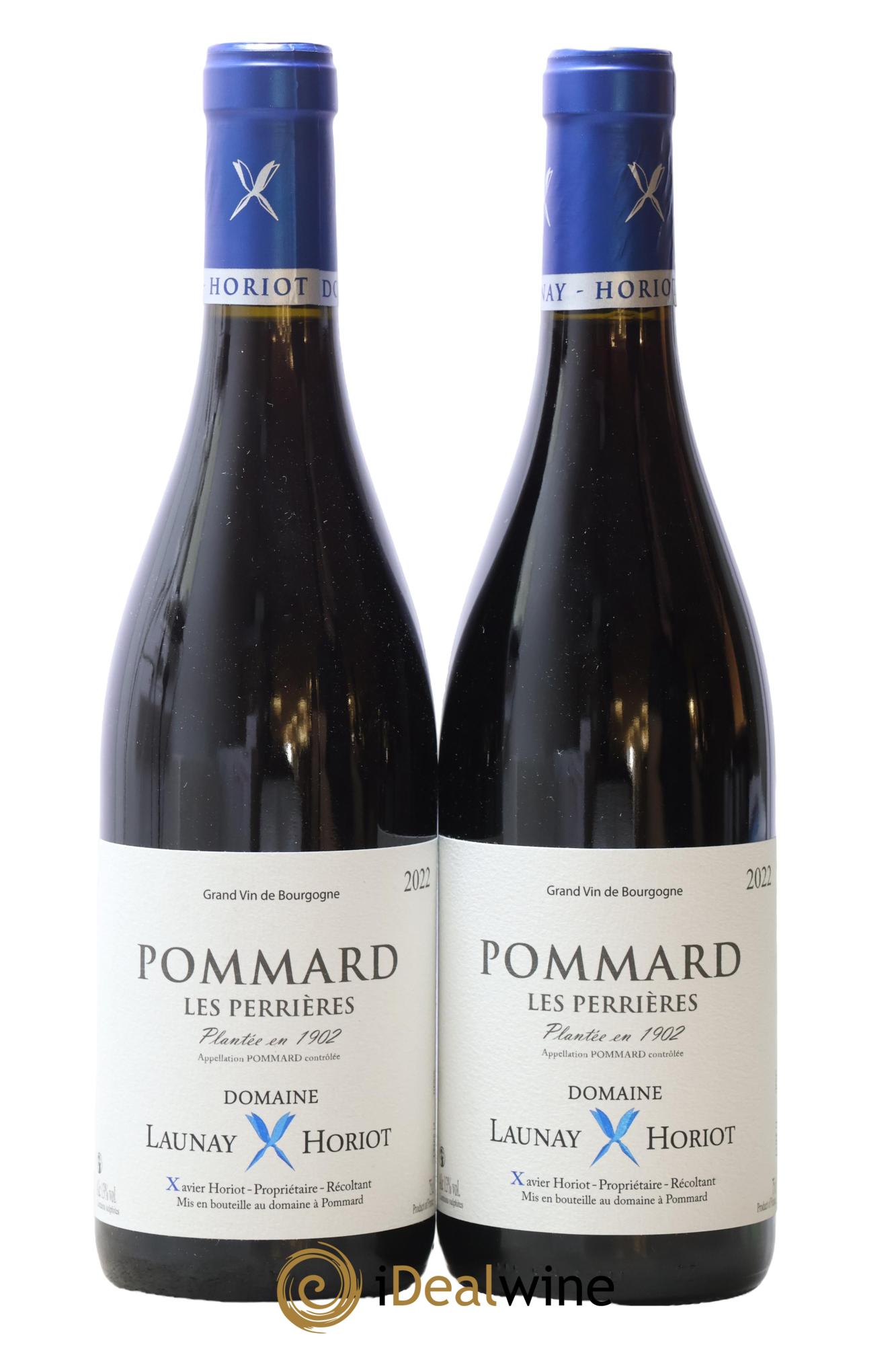 Pommard Les Perrières Plantée en 1902 Launay Horiot 2022 - Lot de 2 bouteilles - 0