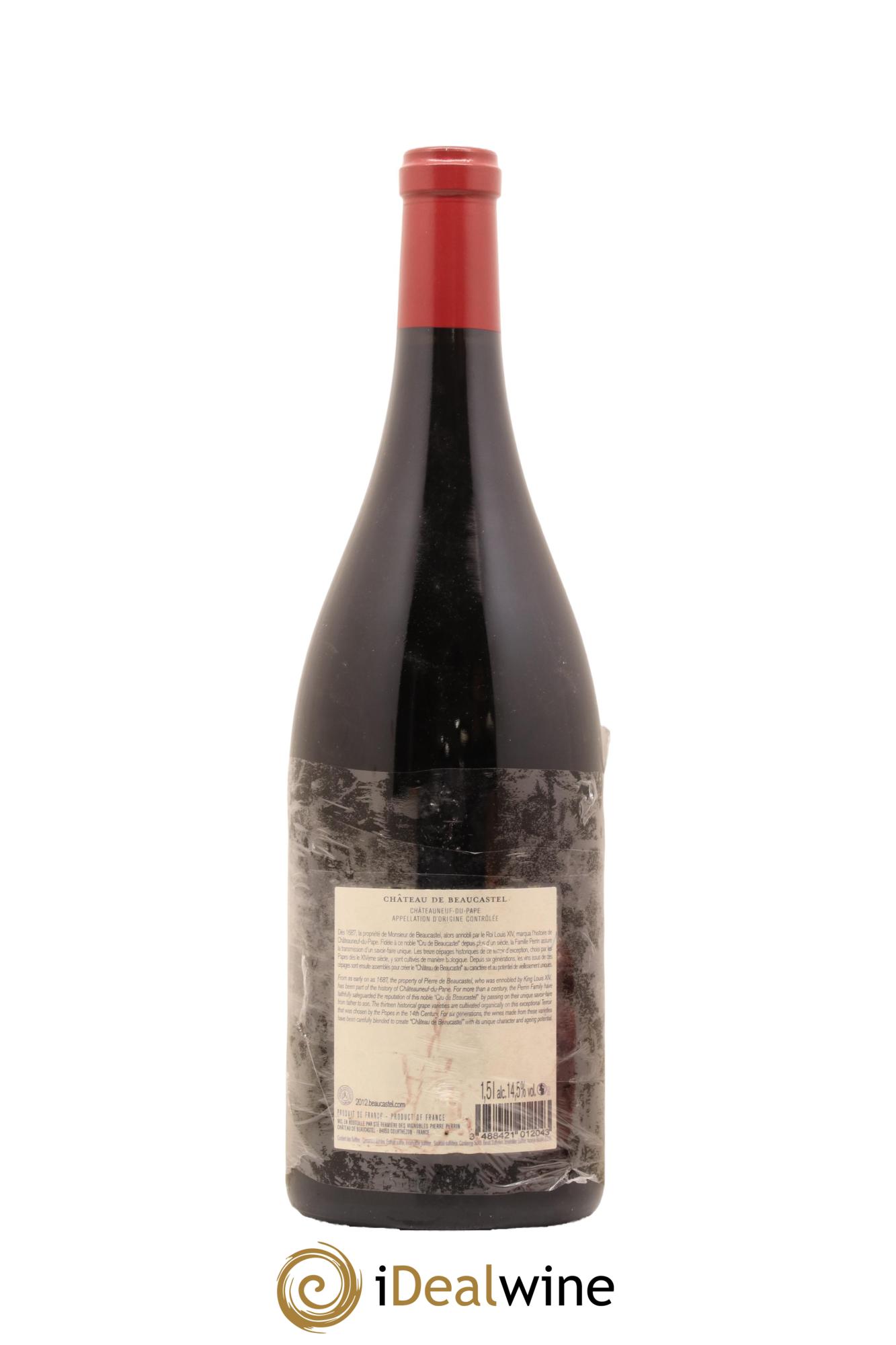 Châteauneuf-du-Pape Château de Beaucastel Famille Perrin 2012 - Lot de 1 magnum - 1