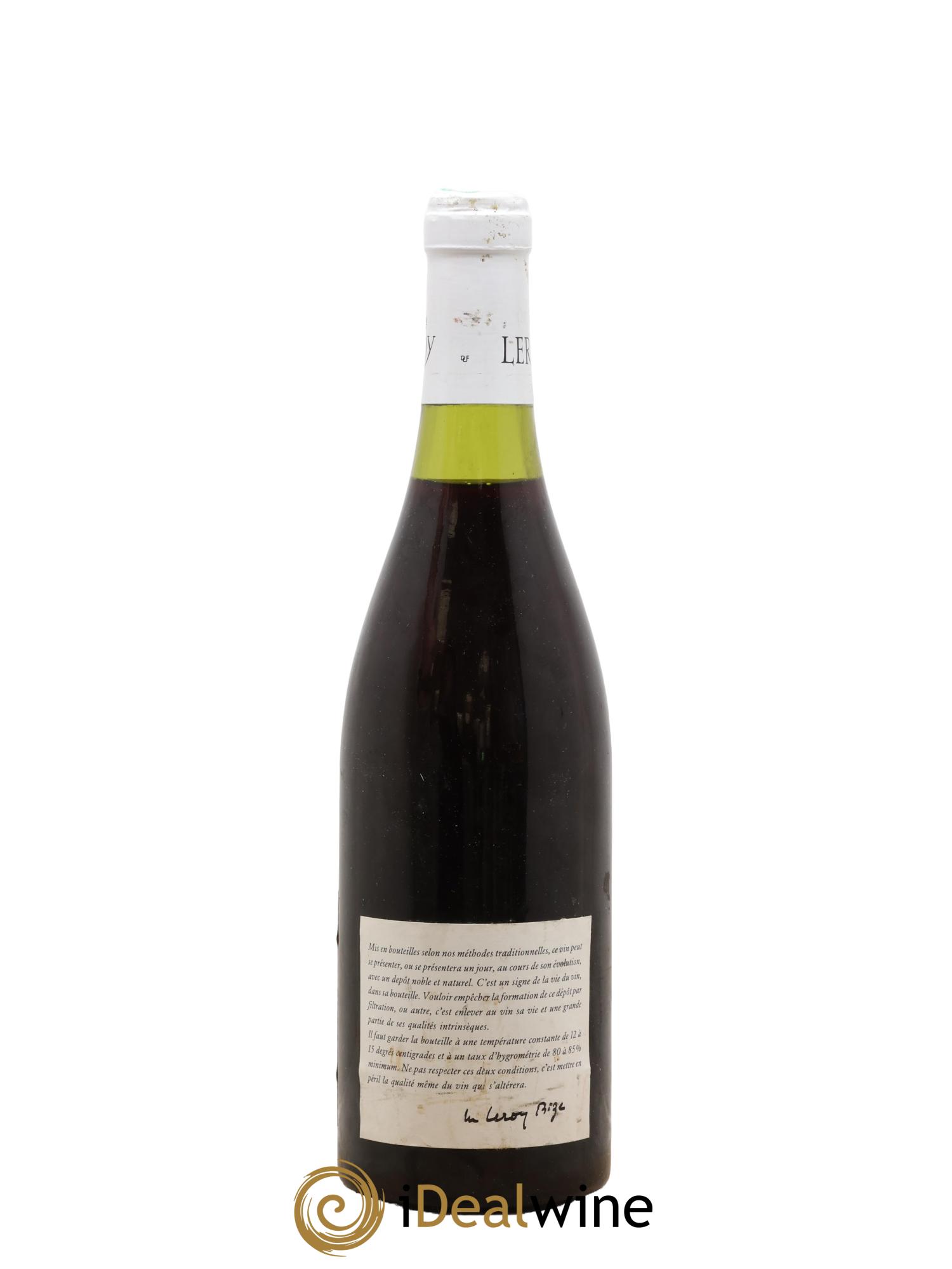 Beaune 1er Cru Perrières Leroy SA 1986 - Lot de 1 bouteille - 1