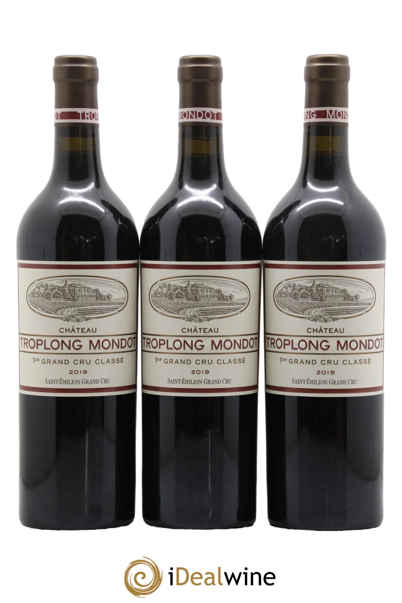 Château Troplong Mondot 1er Grand Cru Classé B 2019 - Lotto di 6 bottiglie - 1