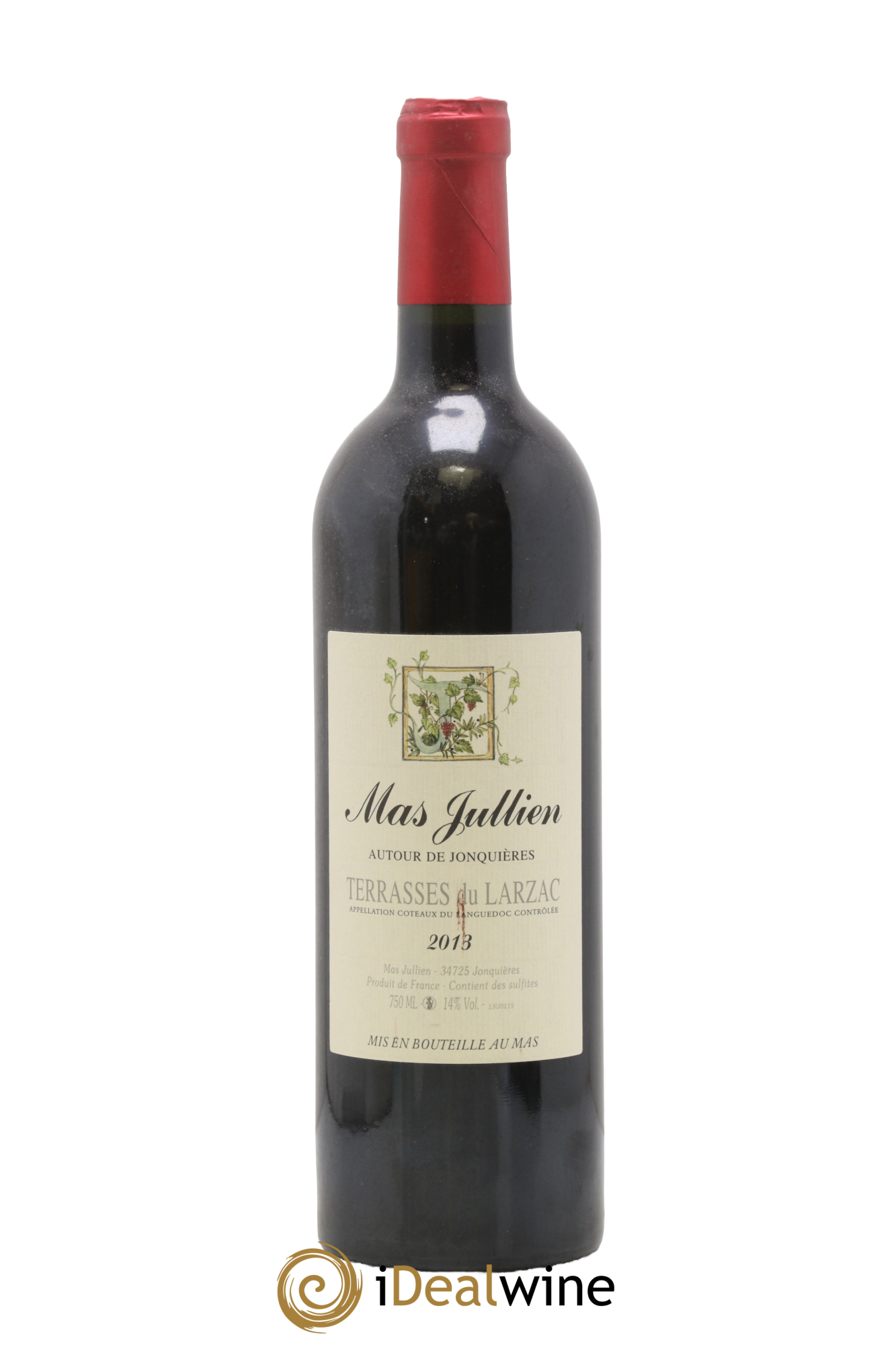 Terrasses du Larzac Mas Jullien Autour de Jonquières Olivier Jullien 2013 - Posten von 1 Flasche - 0
